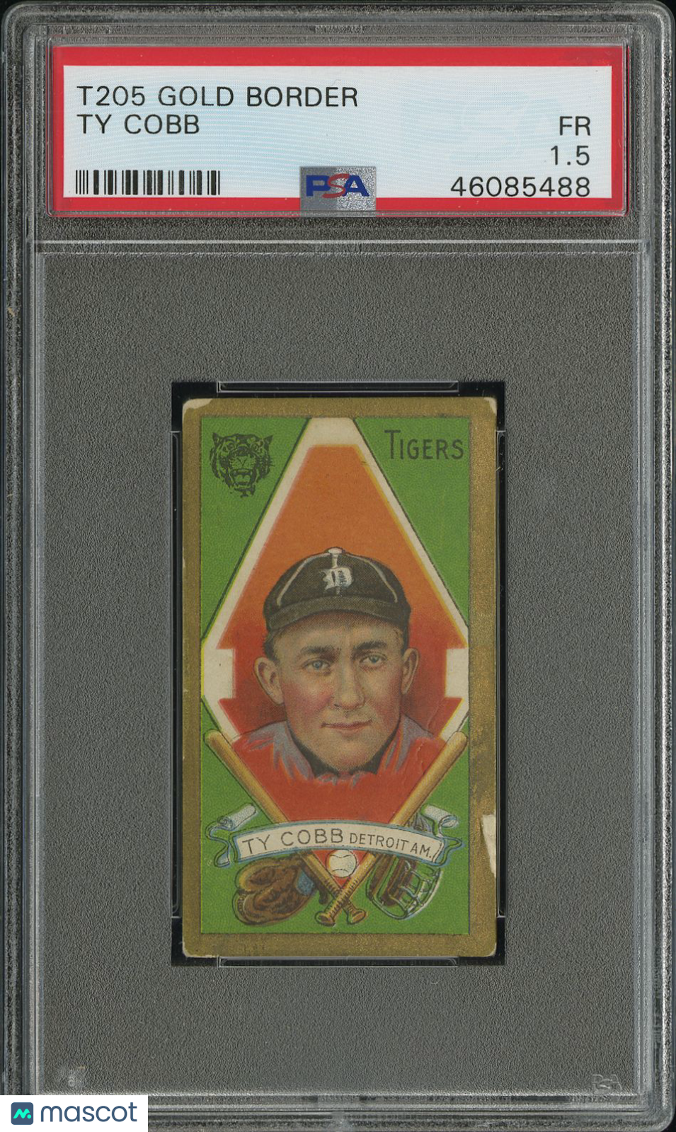 1911 T205 Gold Border Ty Cobb PSA 1.5