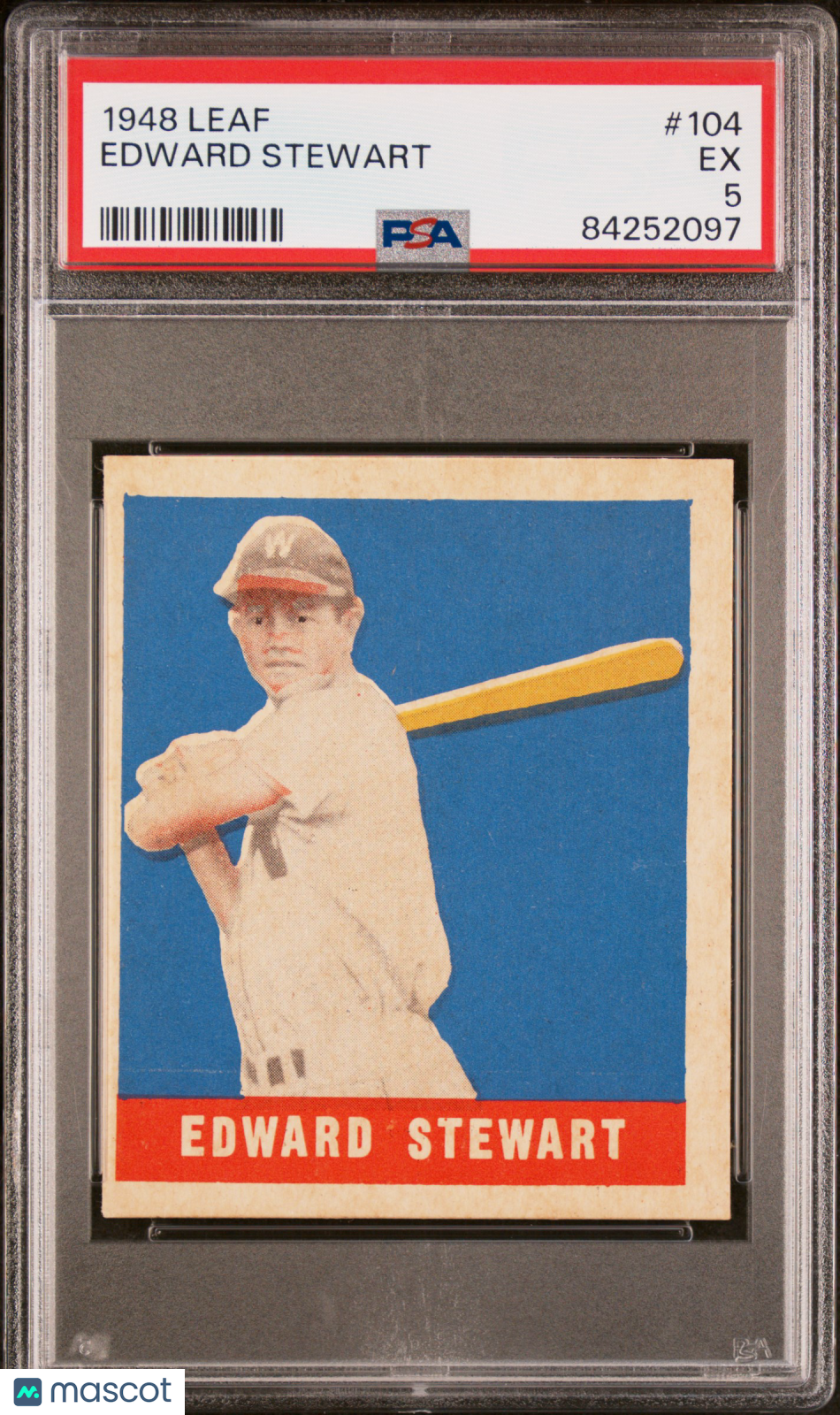 1948 Leaf Edward Stewart #104 PSA 5