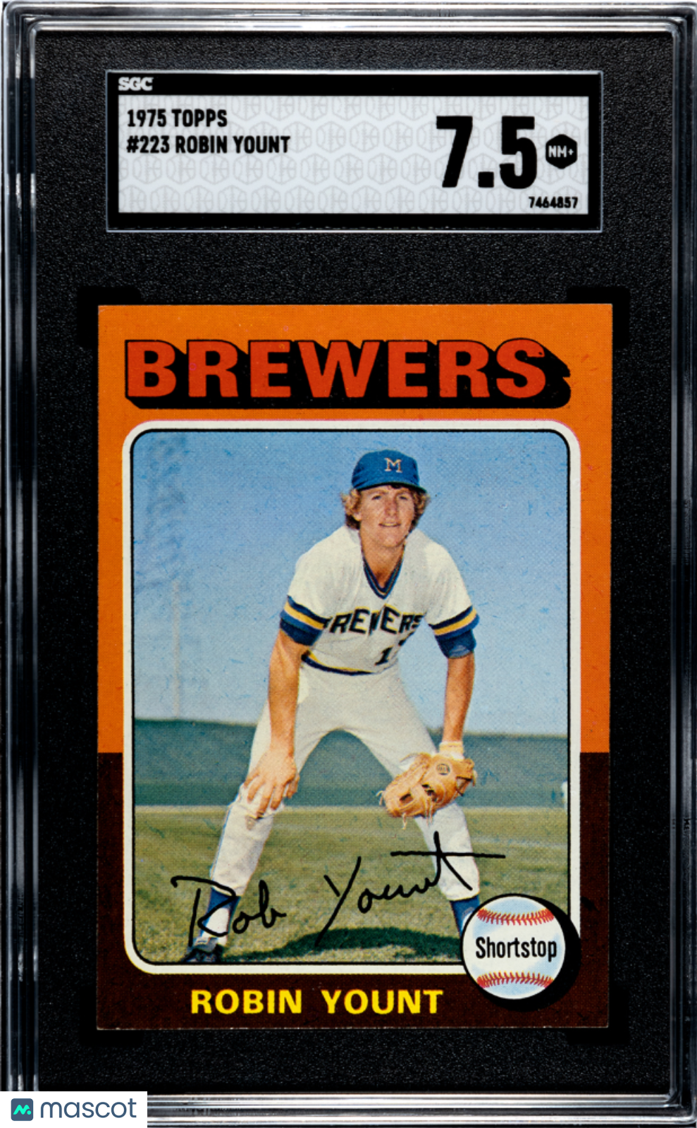1975 Topps Robin Yount #223 SGC 7.5