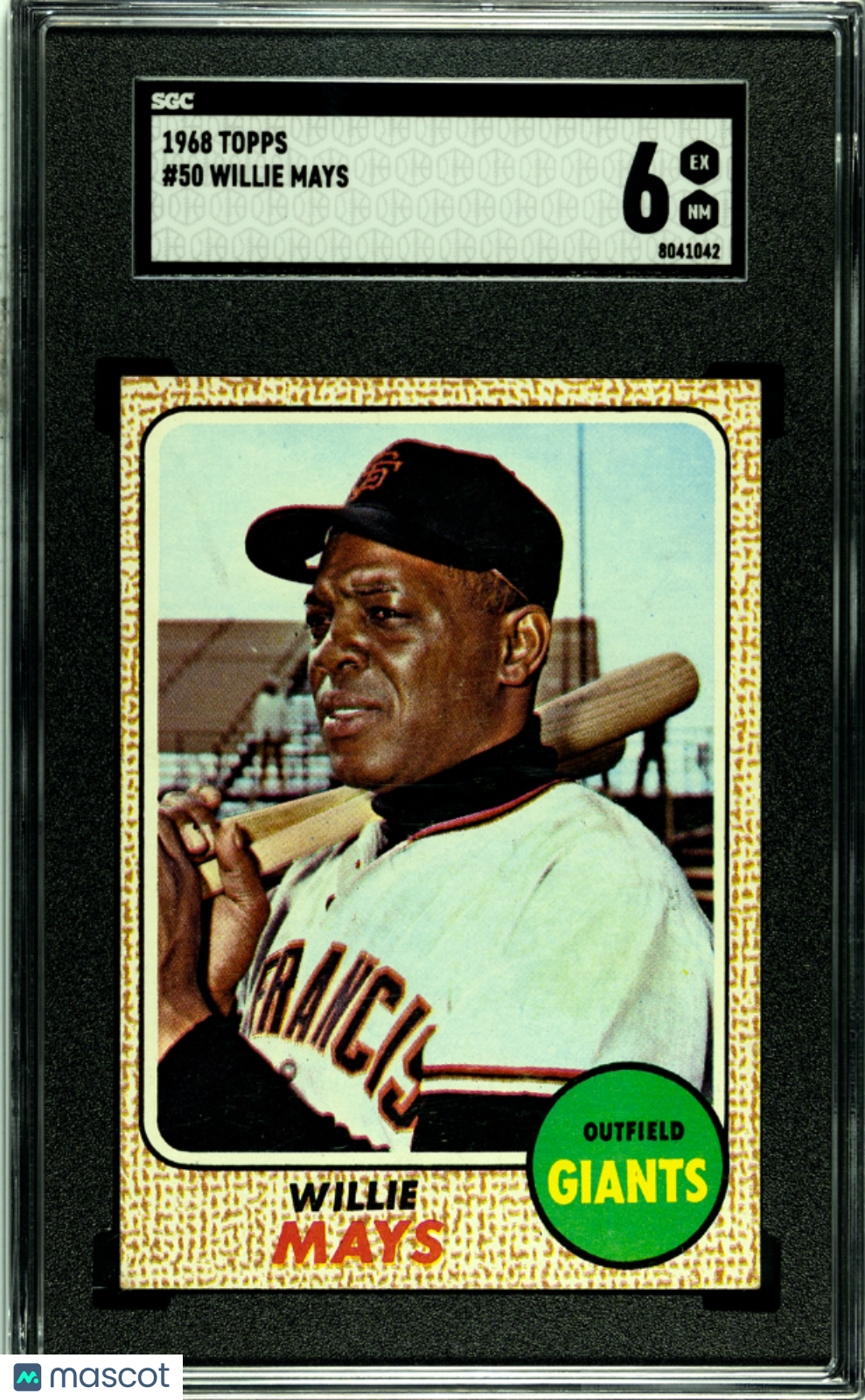 1968 Topps Willie Mays #50 SGC 6