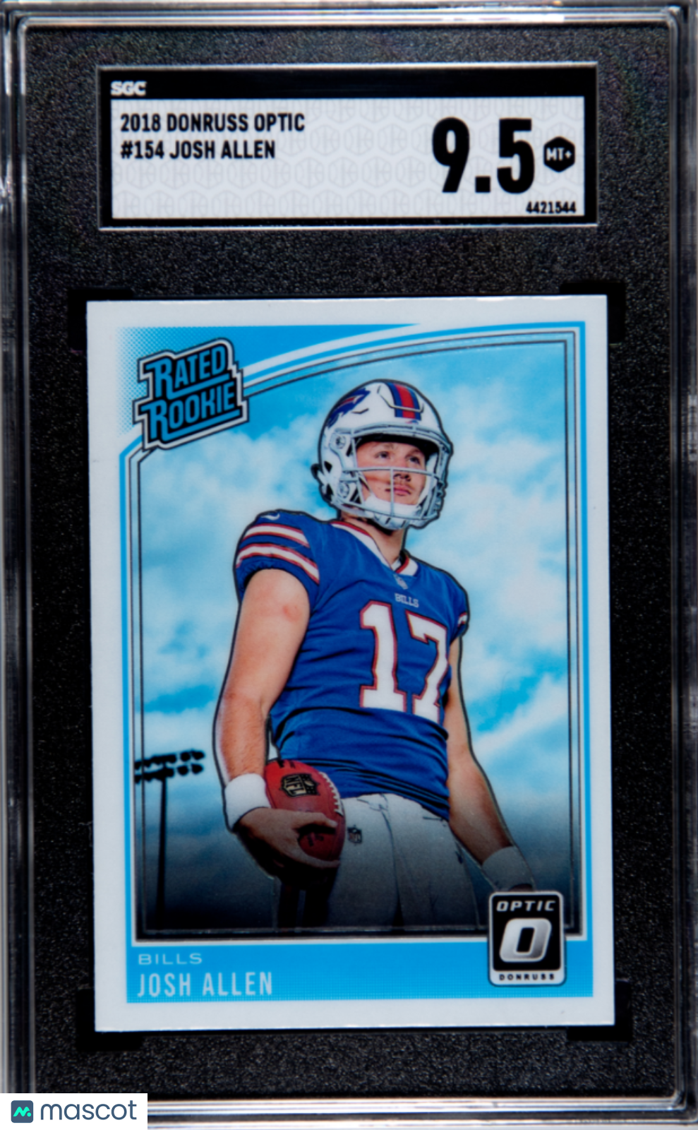 2018 Donruss Optic Josh Allen #154 SGC 9.5
