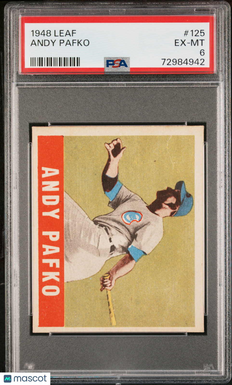1948 Leaf Andy Pafko #125 PSA 6