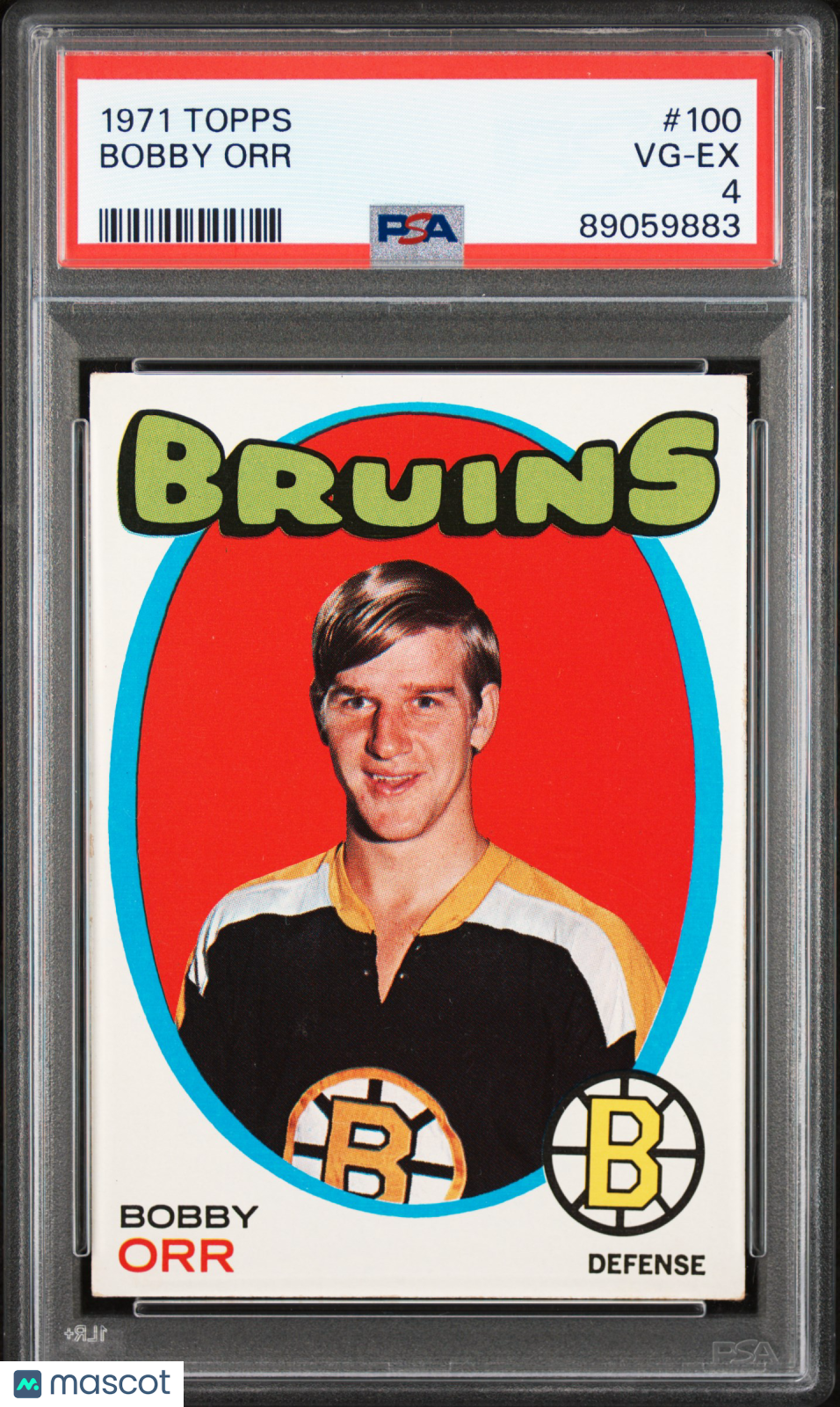 1971 Topps Bobby Orr #100 PSA 4