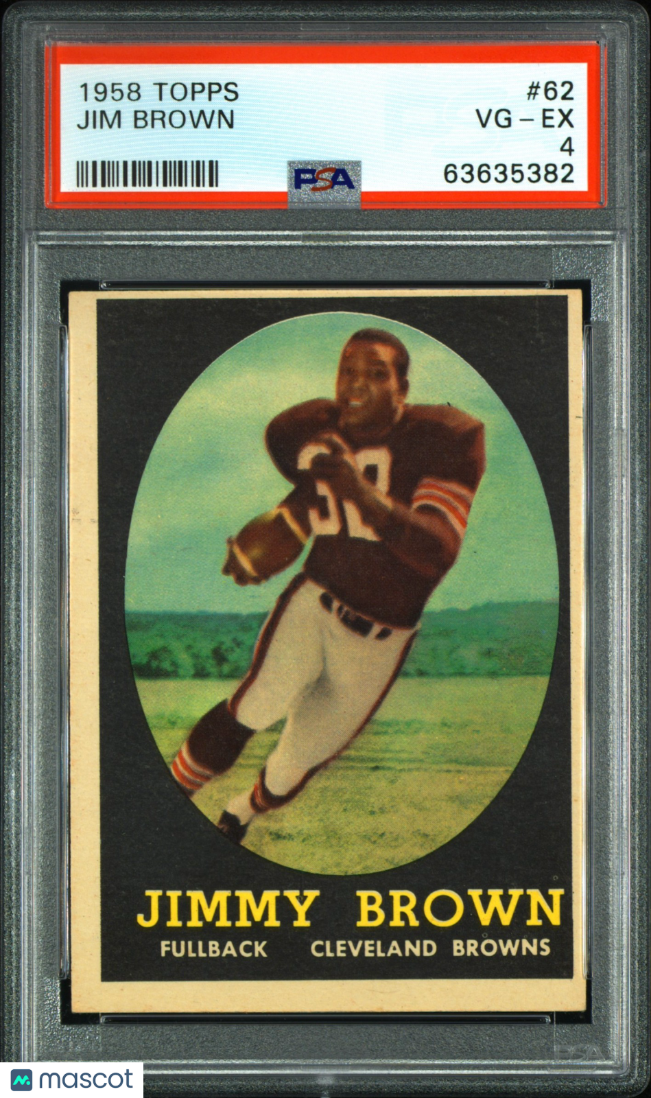 1958 Topps Jim Brown #62 PSA 4