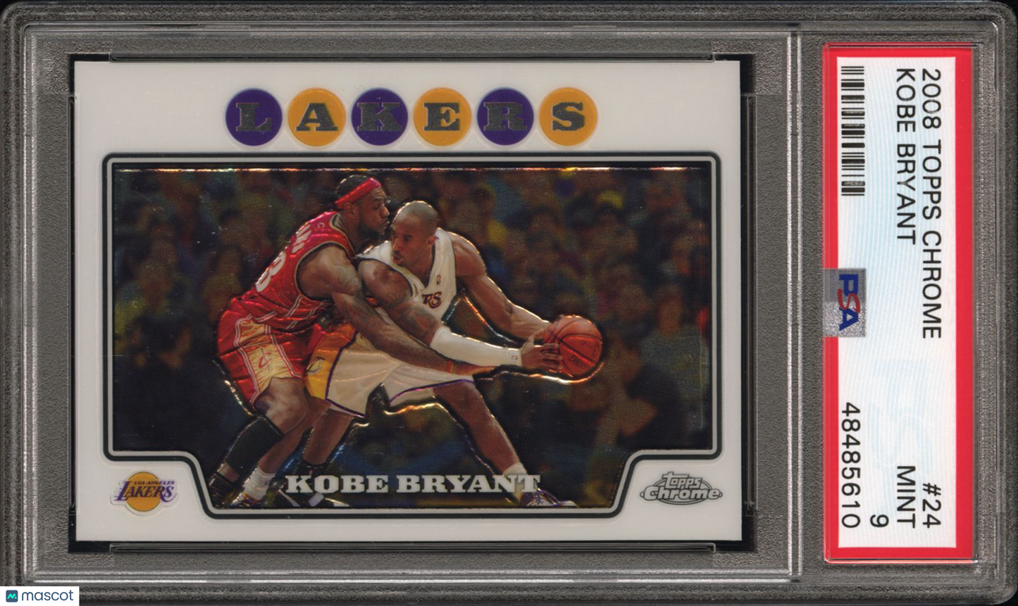 2008 Topps Chrome Kobe Bryant #24 PSA 9