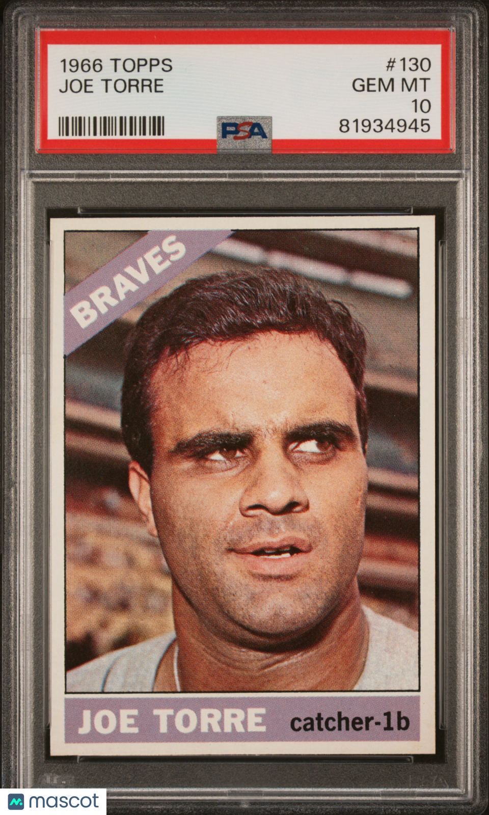 1966 Topps Joe Torre #130 PSA 10