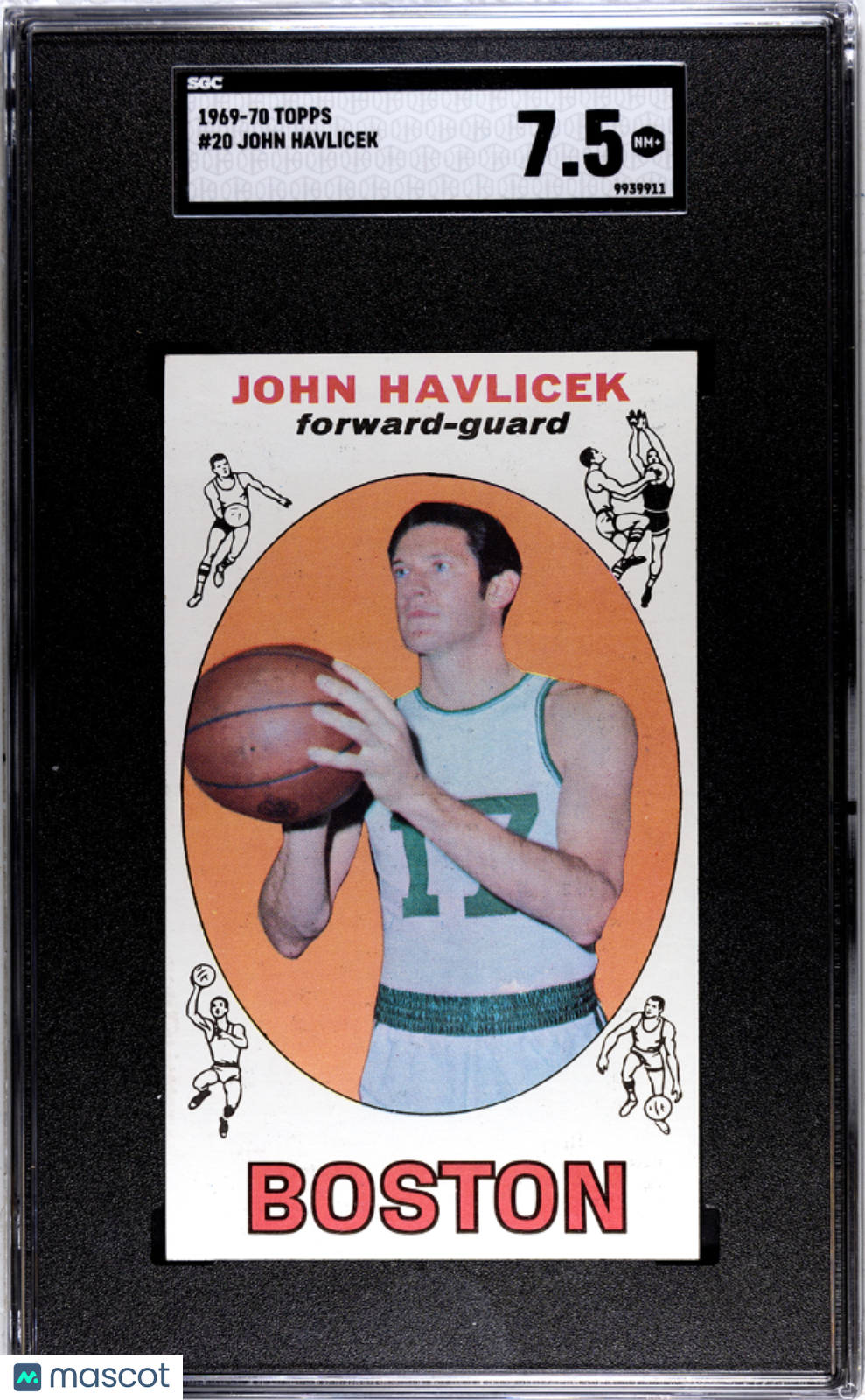 1969 Topps John Havlicek #20 SGC 7.5
