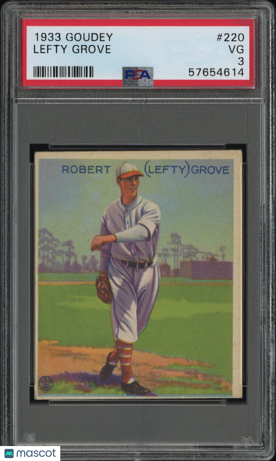 1933 Goudey Lefty Grove #220 PSA 3
