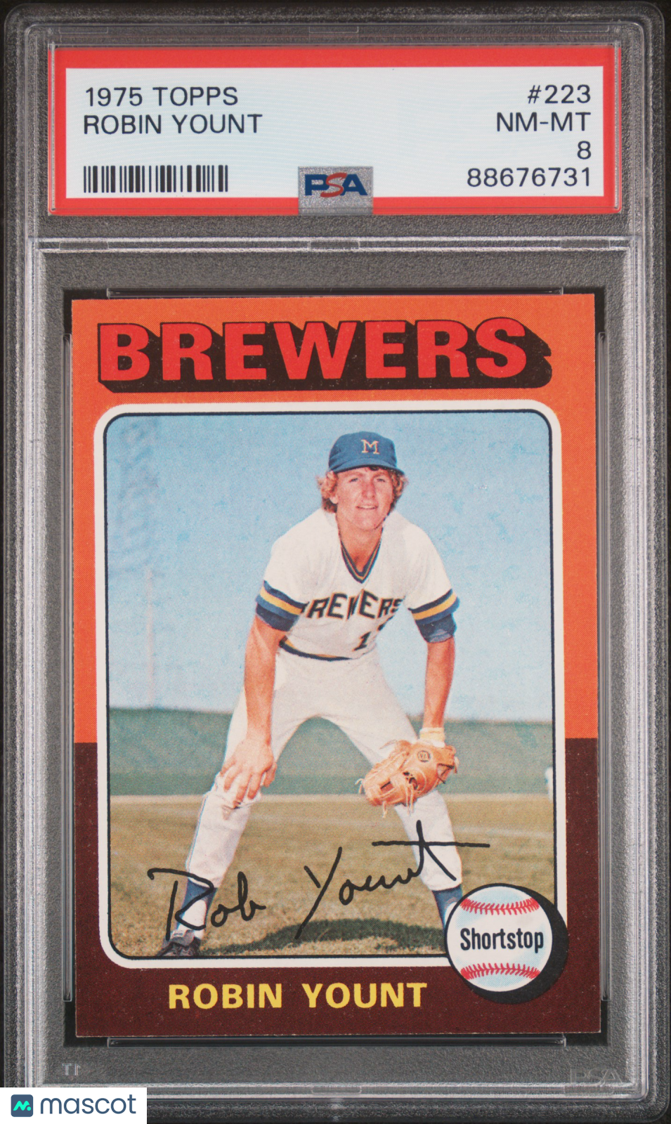 1975 Topps Robin Yount #223 PSA 8