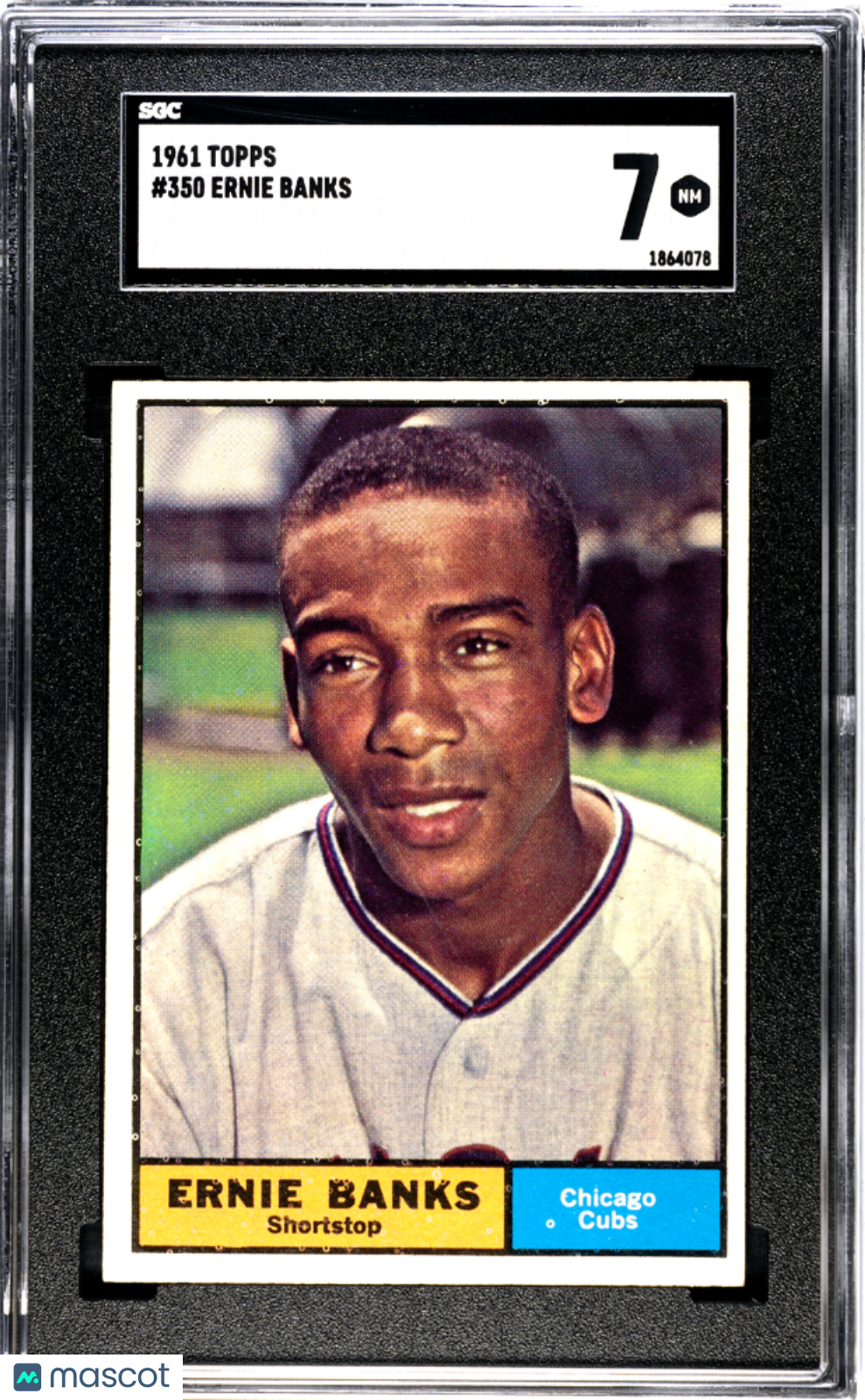 1961 Topps Ernie Banks #350 SGC 7