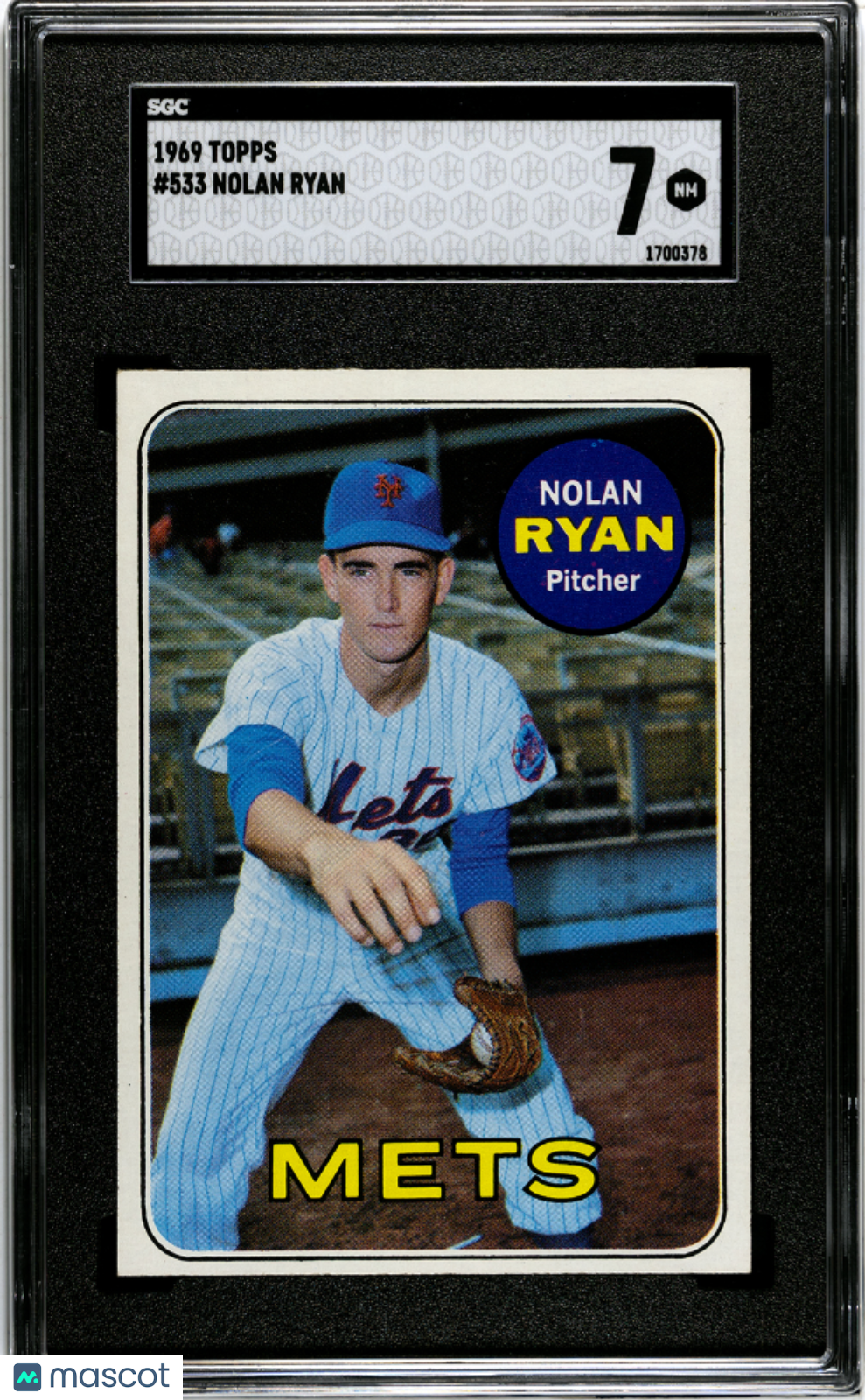 1969 Topps Nolan Ryan #533 SGC 7