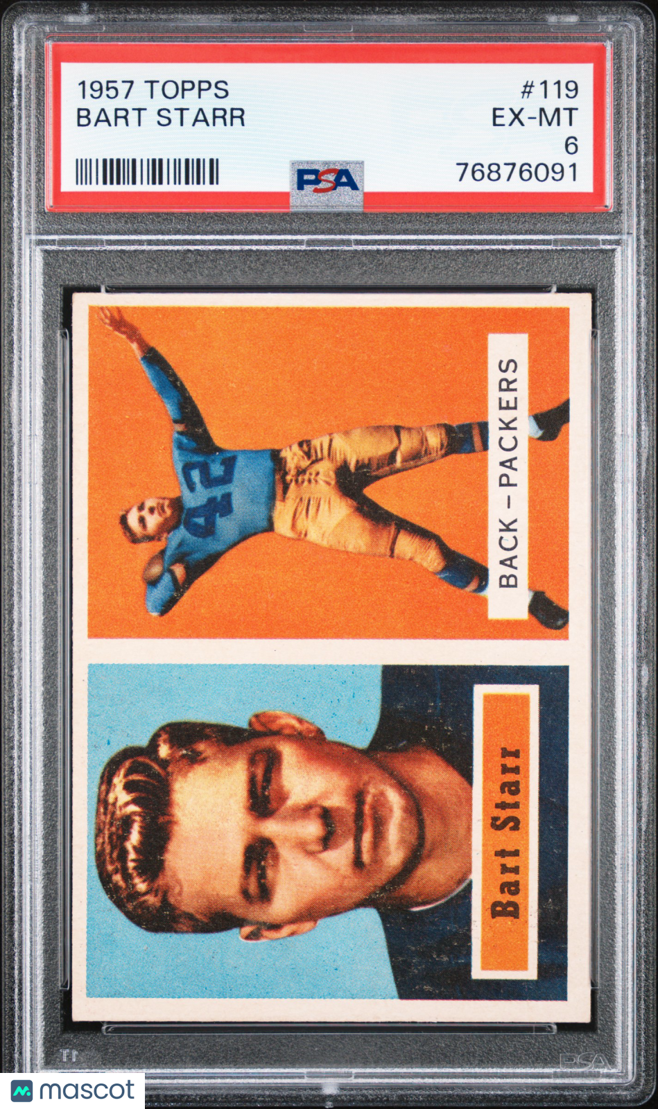 1957 Topps Bart Starr #119 PSA 6