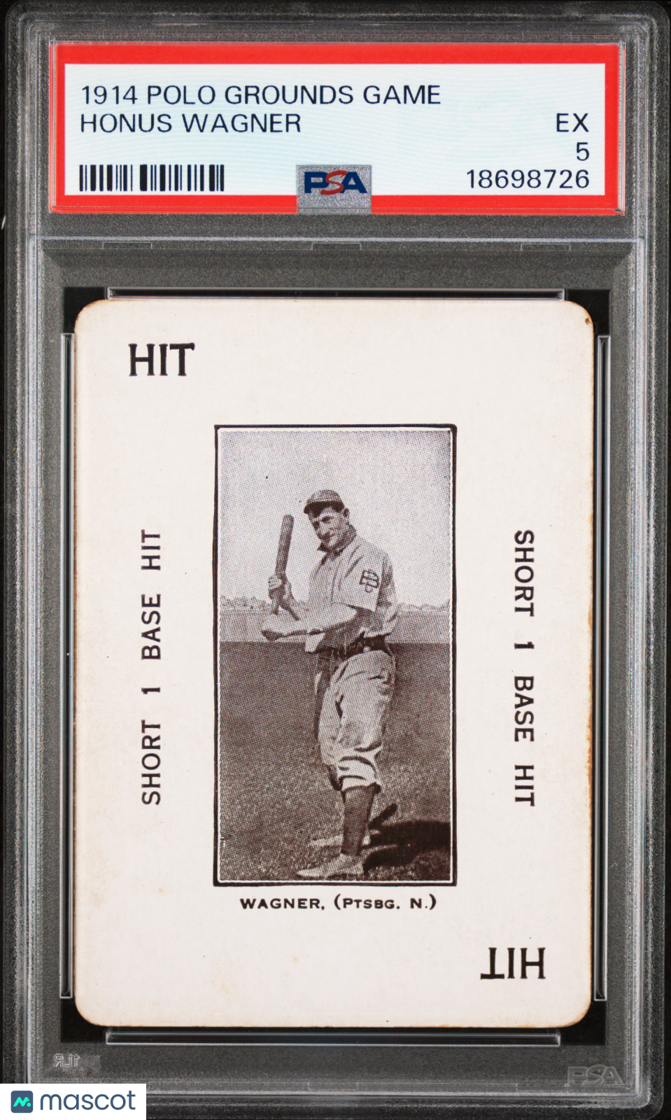 1914 Polo Grounds Game Honus Wagner PSA 5