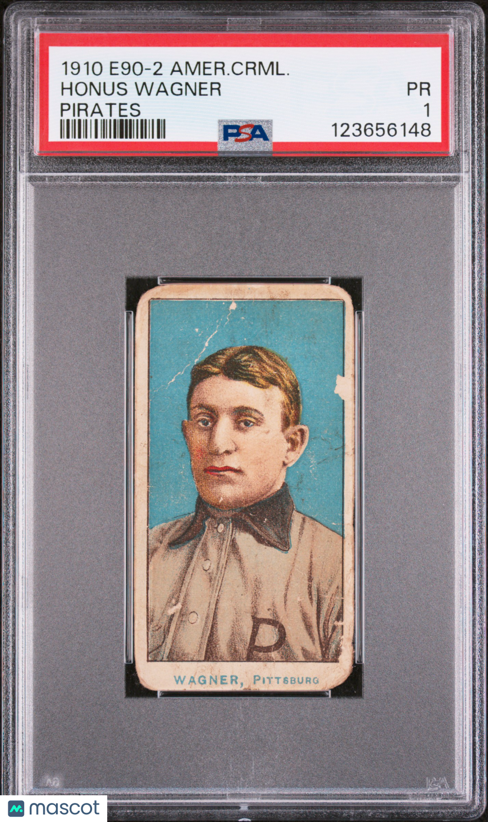 1910 E90-2 American Caramel Pirates Honus Wagner PSA 1