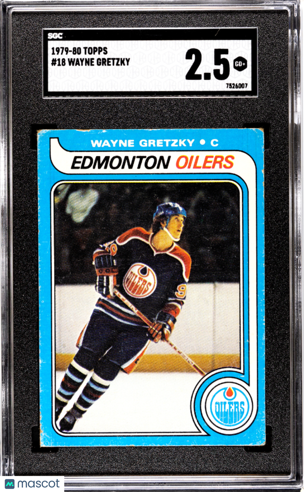 1979 Topps Wayne Gretzky #18 SGC 2.5