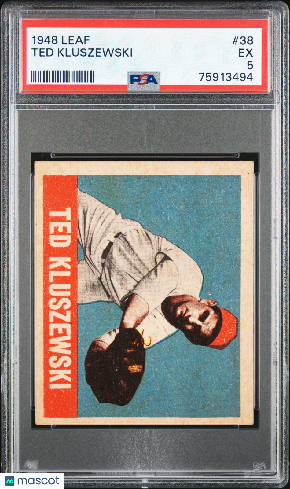 1948 Leaf Ted Kluszewski #38 PSA 5