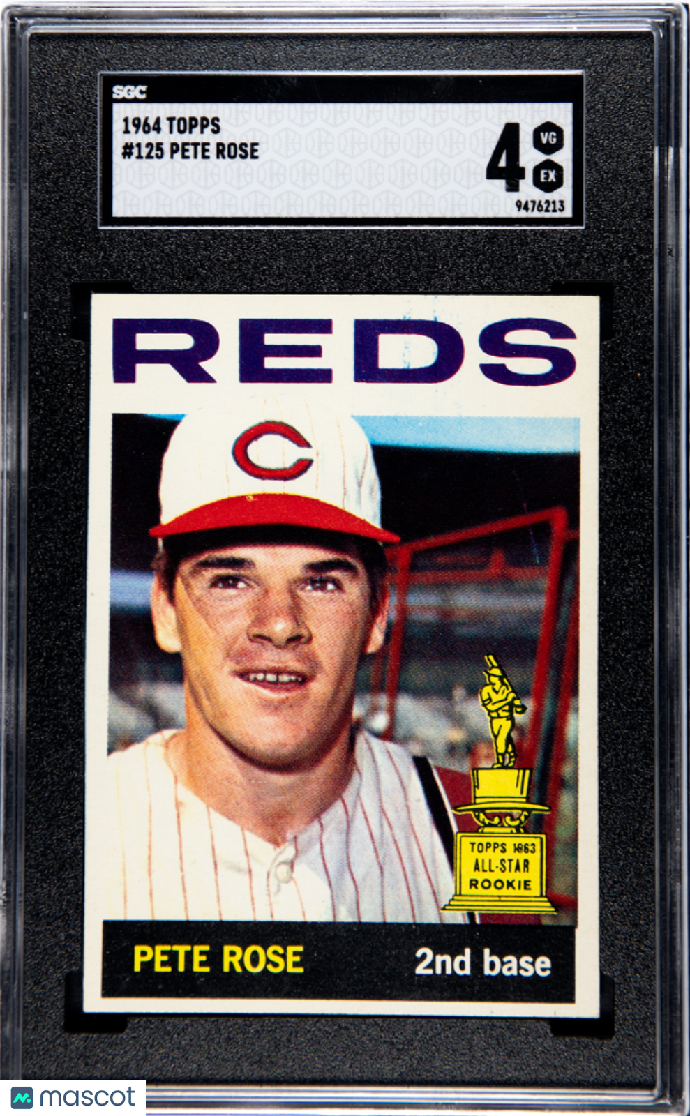 1964 Topps Pete Rose #125 SGC 4