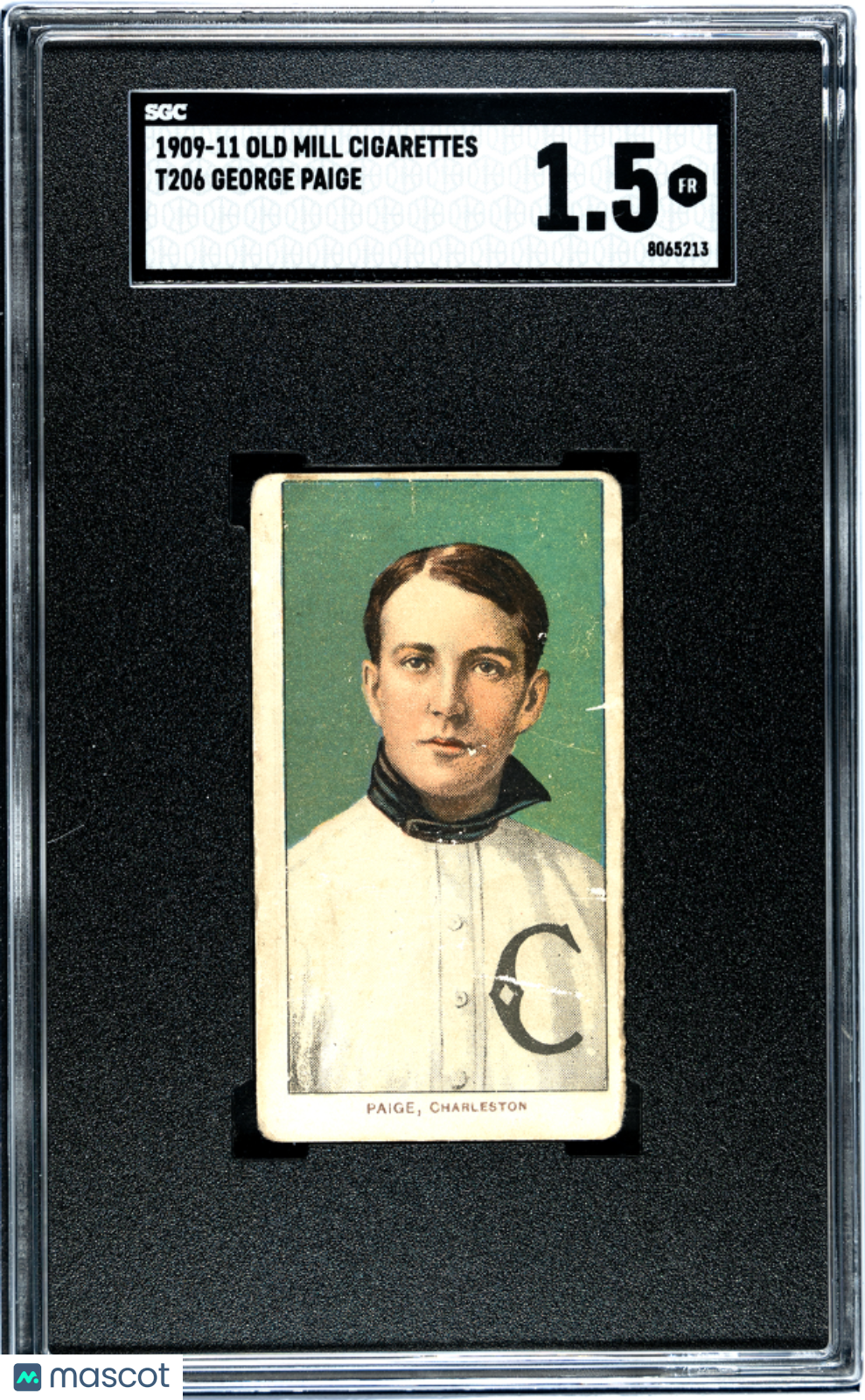 1909 Old Mill Cigarettes (T206) George Paige SGC 1.5