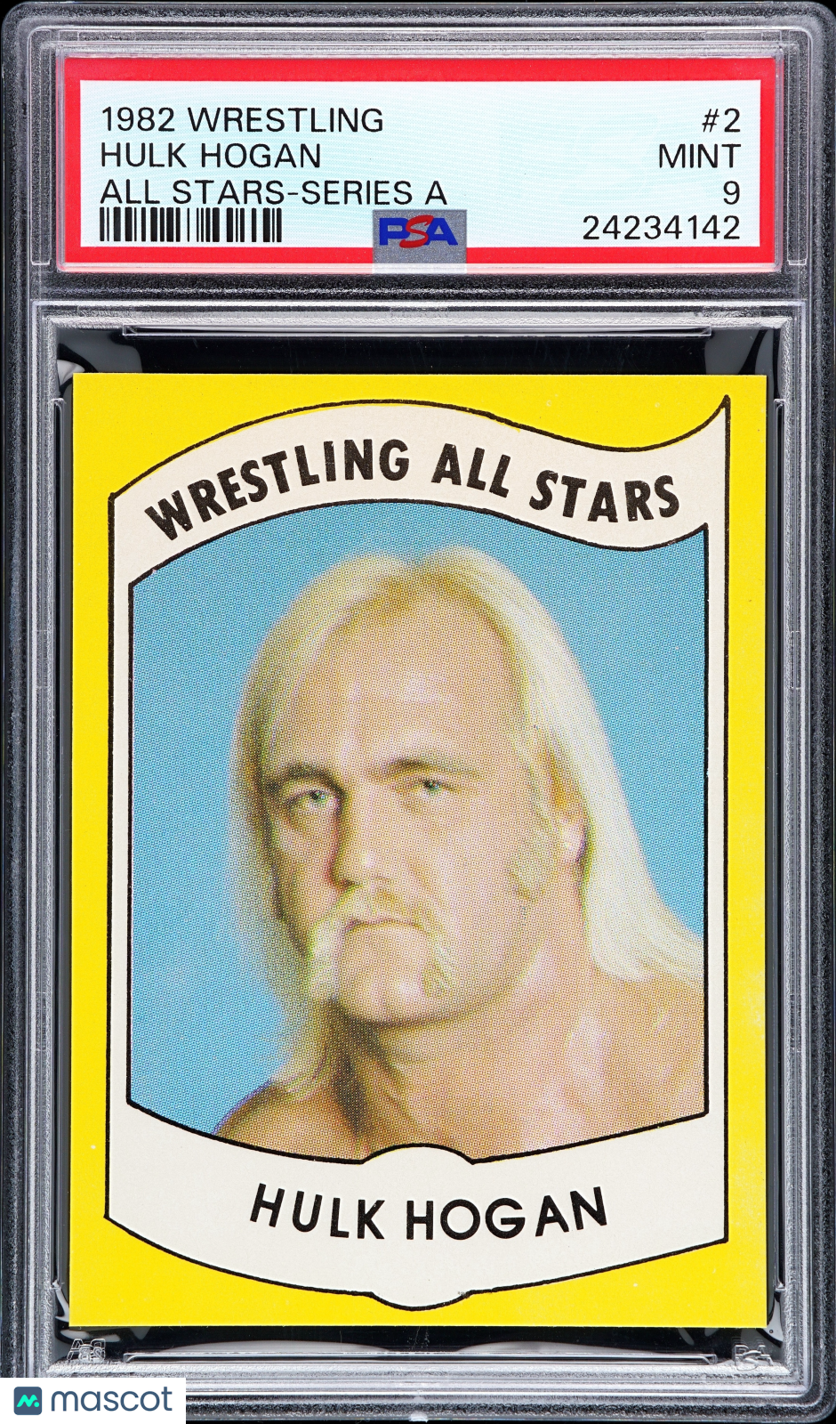 1982 Wrestling All-Stars Series A Hulk Hogan #2 PSA 9
