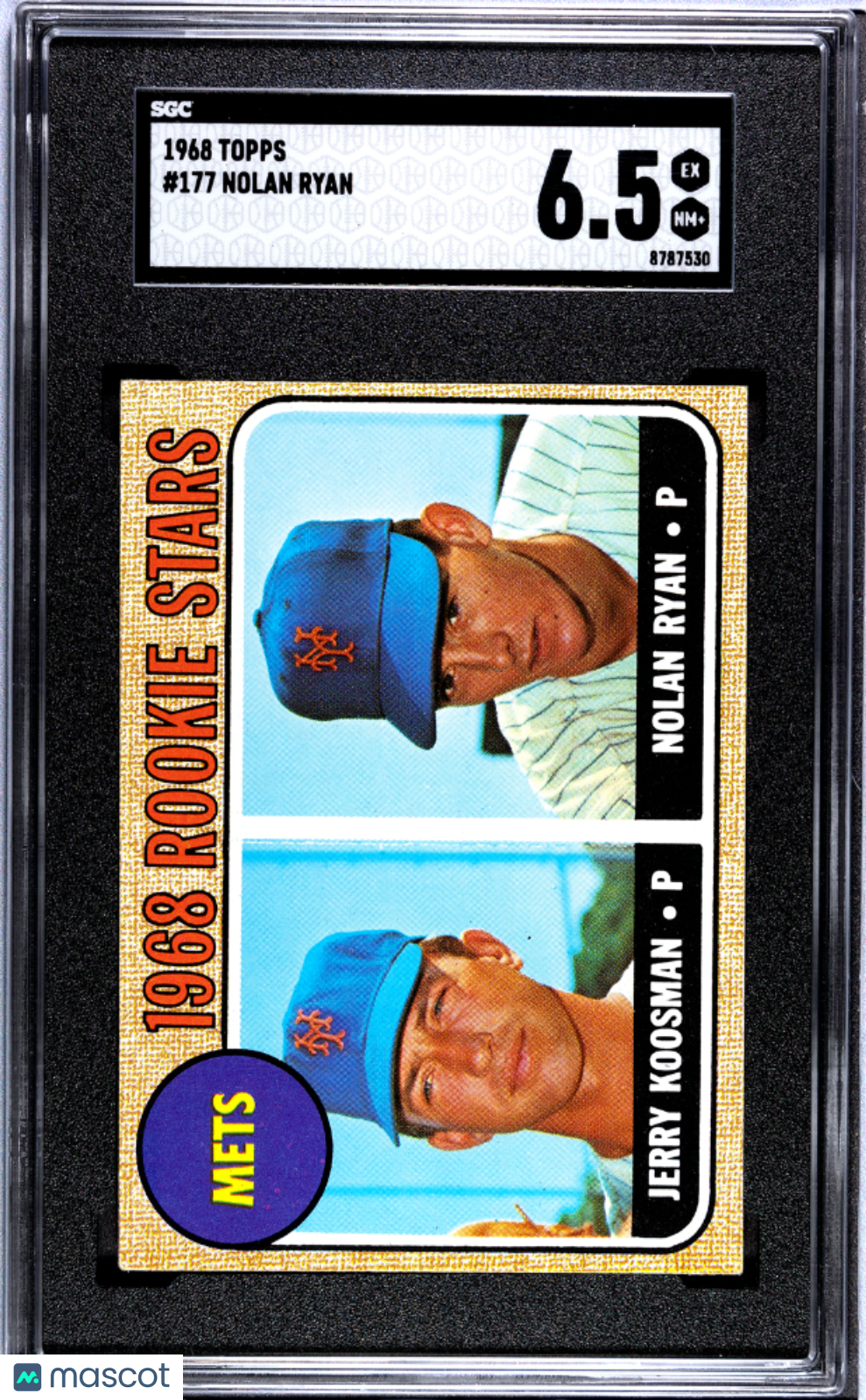 1968 Topps Nolan Ryan #177 SGC 6.5