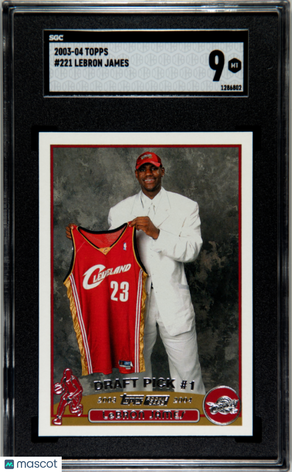 2003 Topps LeBron James #221 SGC 9