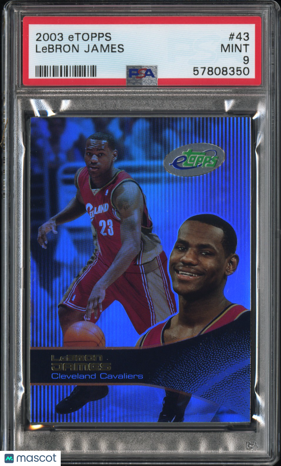 2003 Etopps LeBron James #43 PSA 9