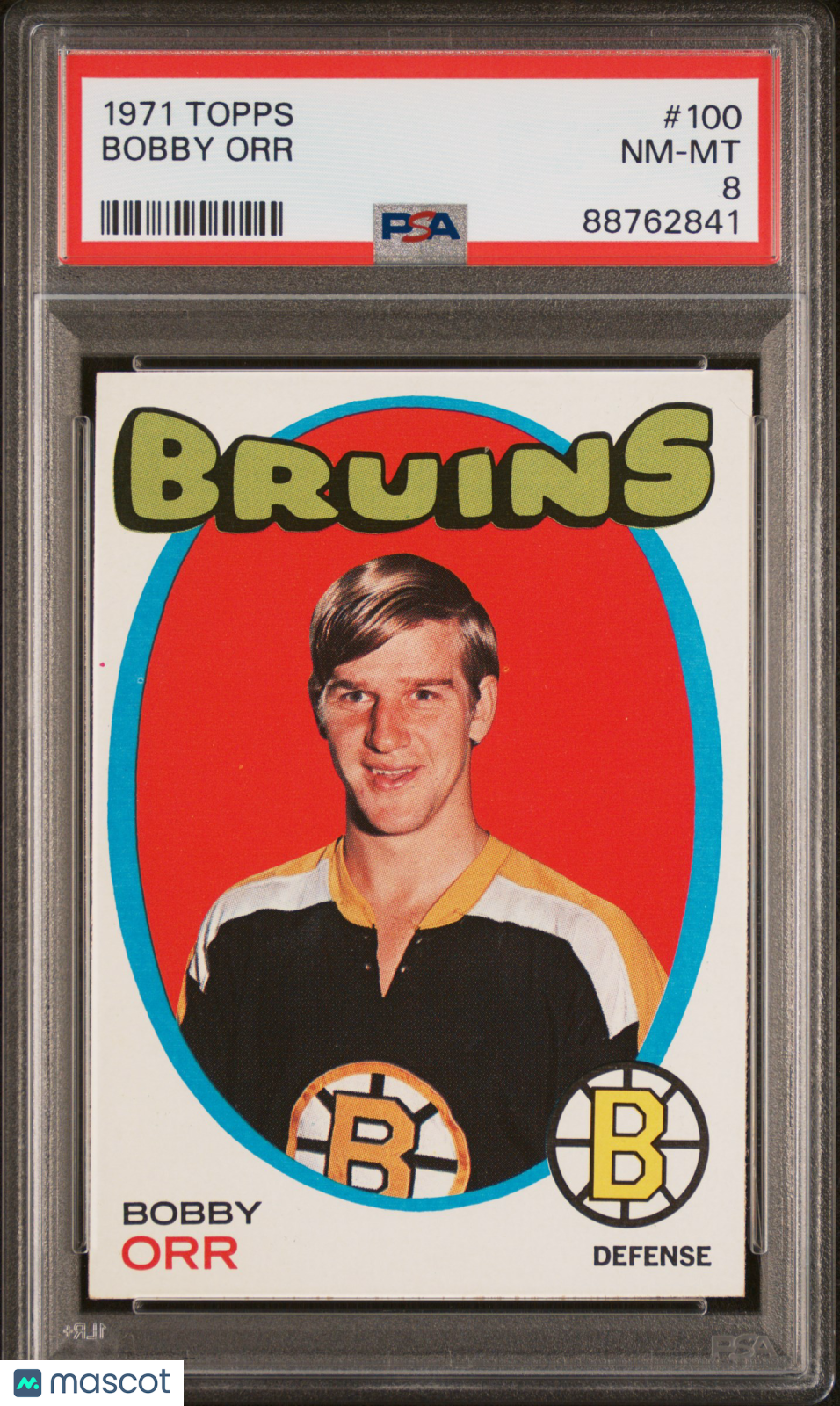 1971 Topps Bobby Orr #100 PSA 8