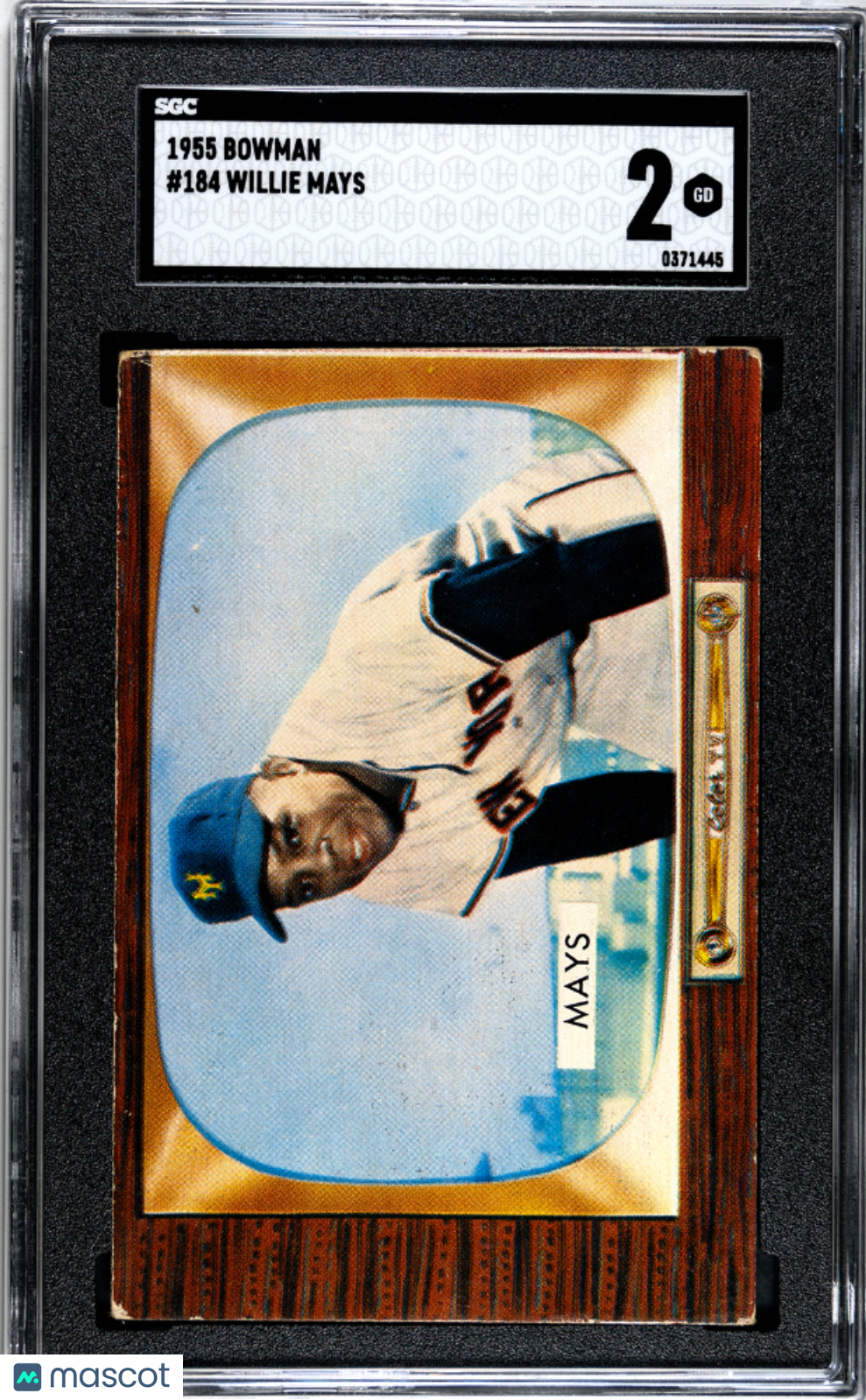 1955 Bowman Willie Mays #184 SGC 2