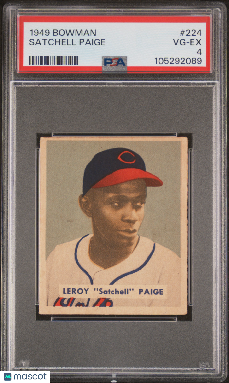 1949 Bowman Satchell Paige #224 PSA 4