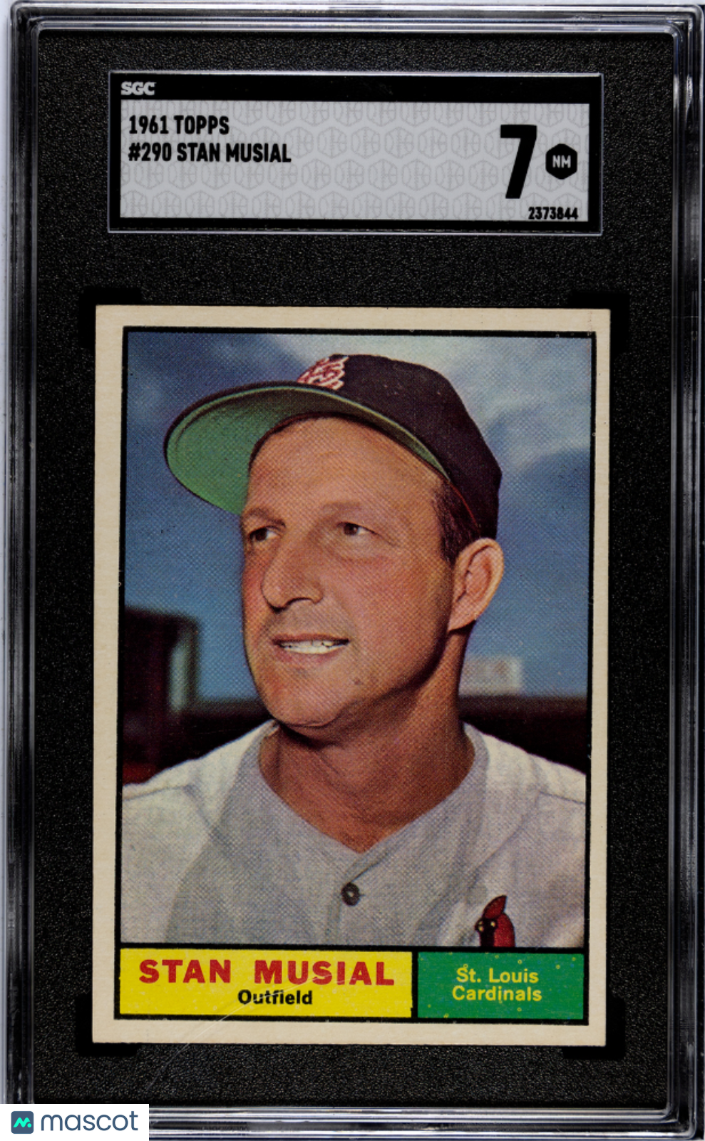 1961 Topps Stan Musial #290 SGC 7