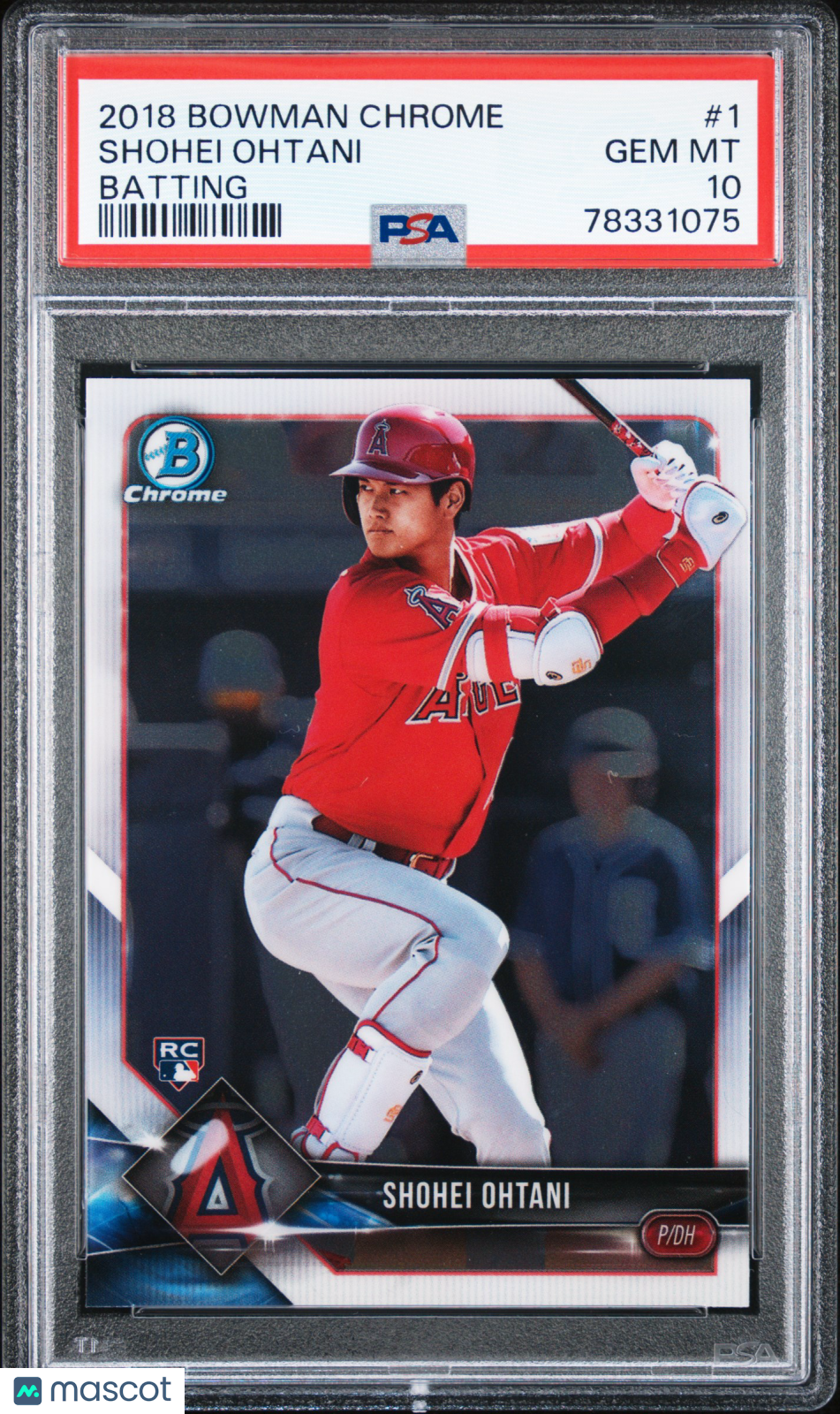 2018 Bowman Chrome Shohei Ohtani #1 PSA 10