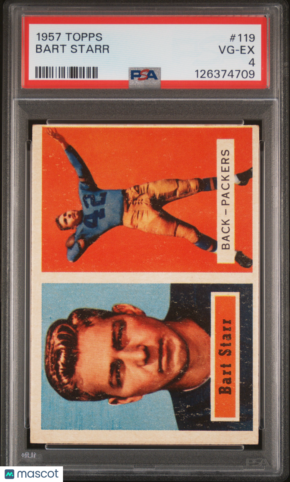 1957 Topps Bart Starr #119 PSA 4