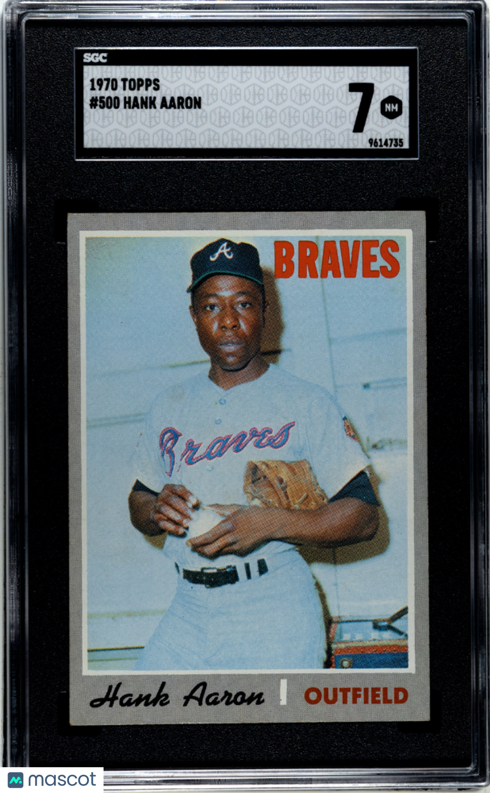 1970 Topps Hank Aaron #500 SGC 7