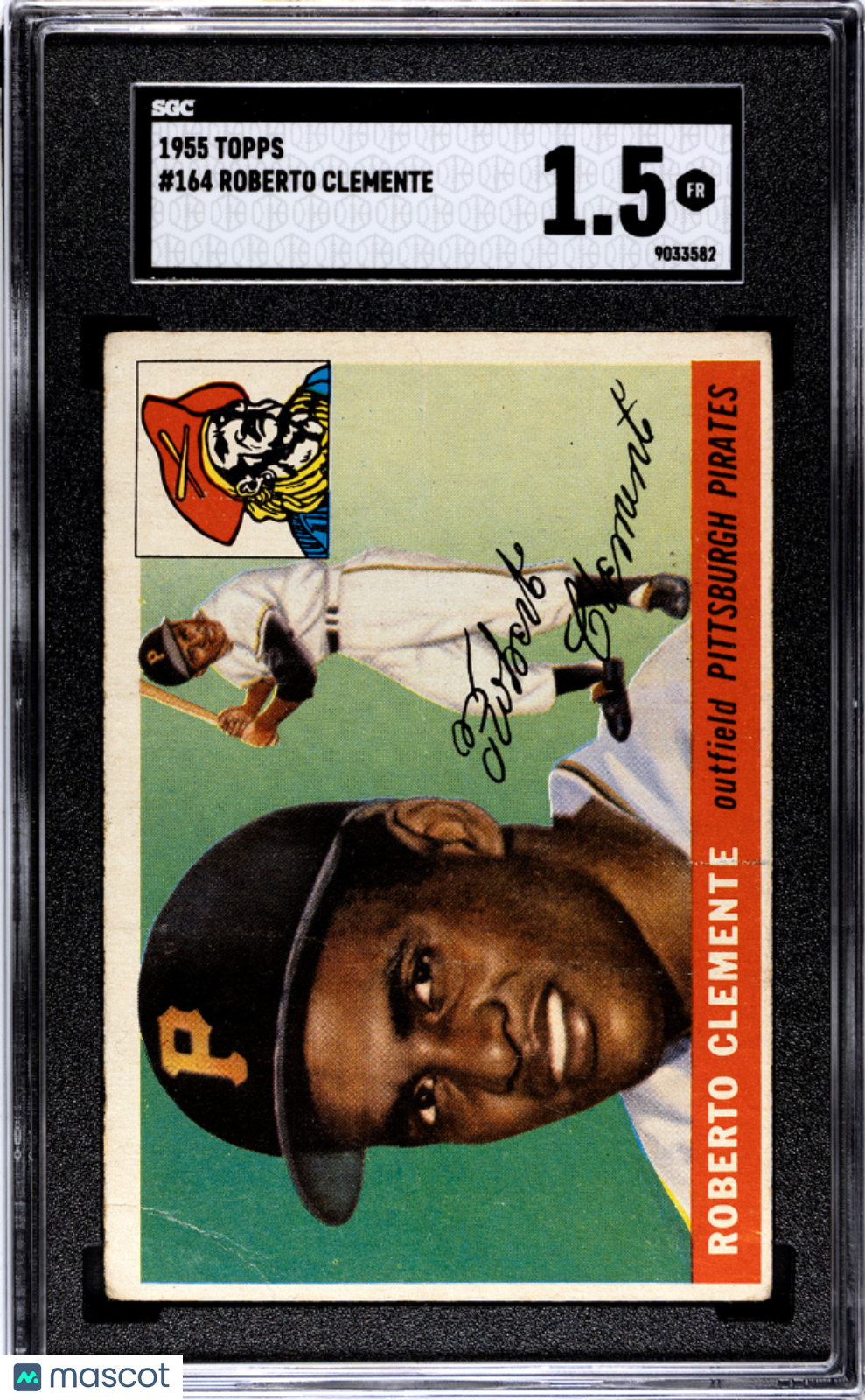 1955 Topps Roberto Clemente #164 SGC 1.5