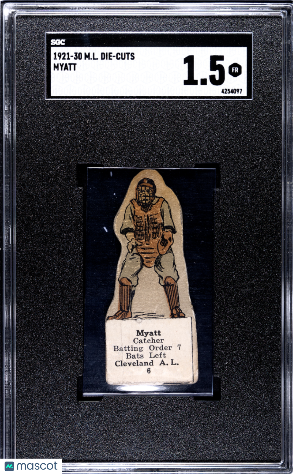 1921 M.L. Die-Cuts Crowder SGC 1.5
