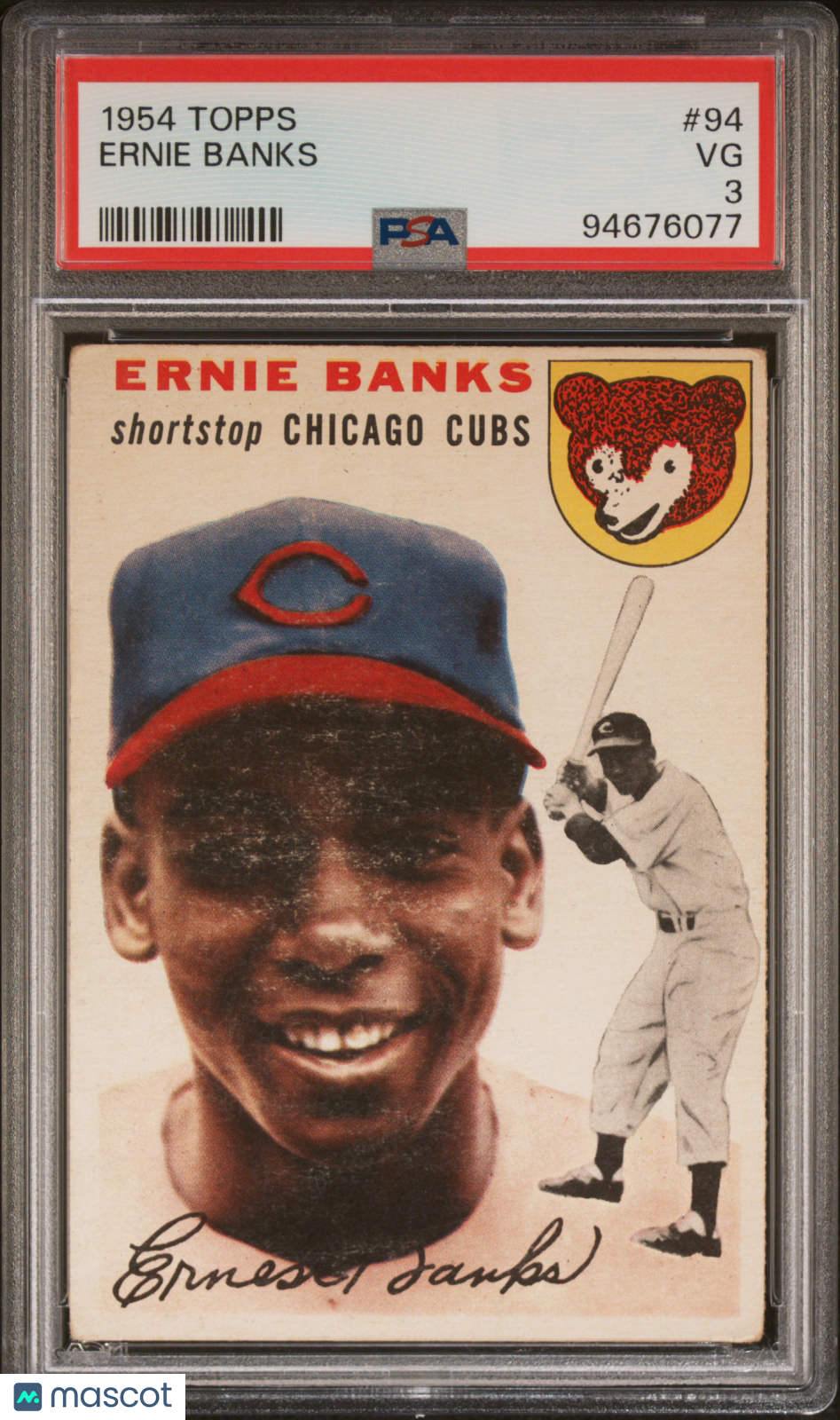 1954 Topps Ernie Banks #94 PSA 3