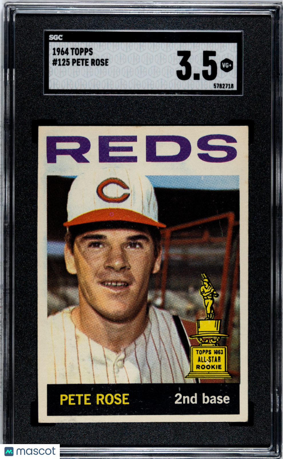 1964 Topps Pete Rose #125 SGC 3.5
