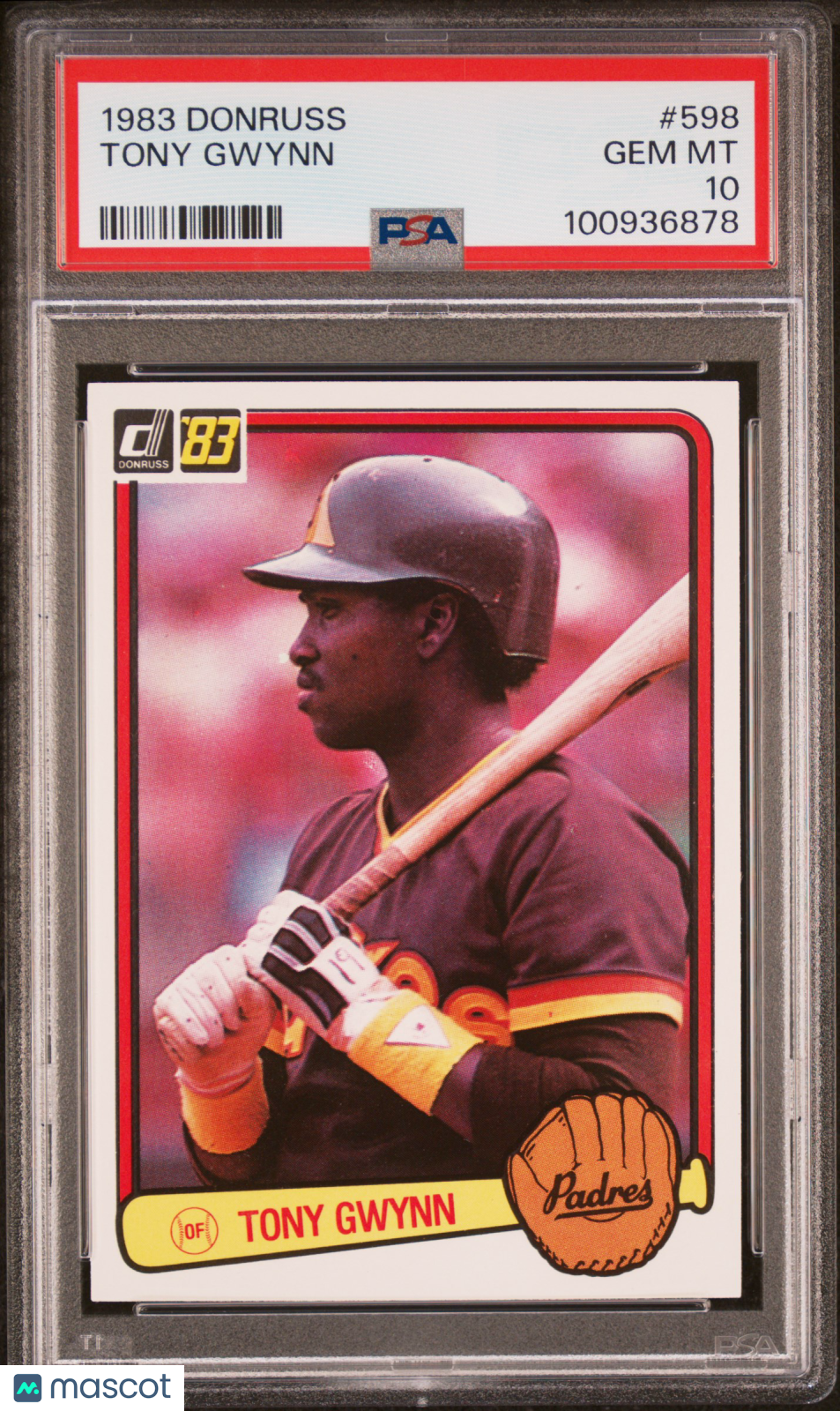 1983 Donruss Tony Gwynn #598 PSA 10