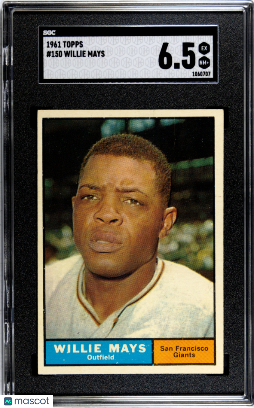 1961 Topps Willie Mays #150 SGC 6.5