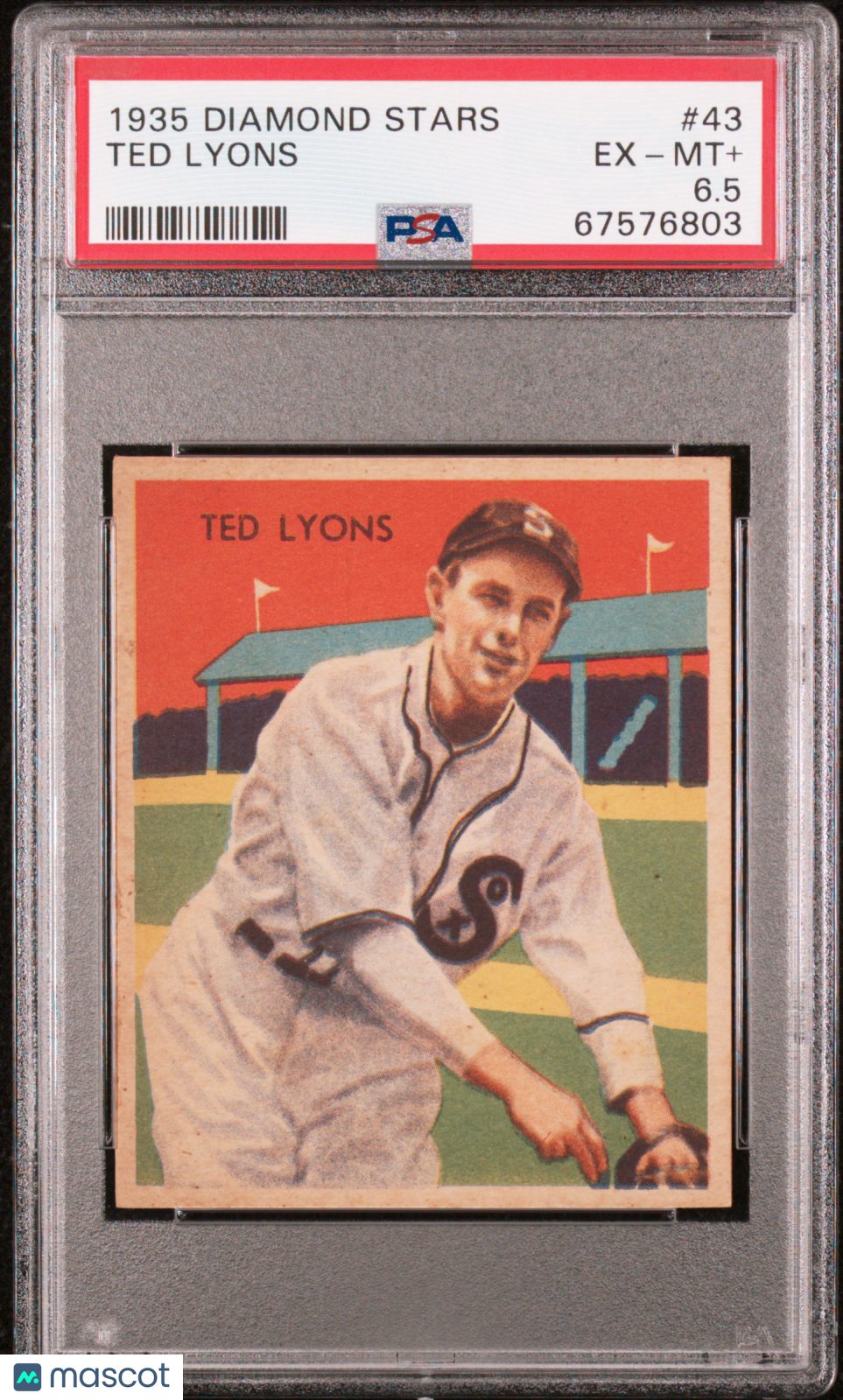1935 Diamond Stars Ted Lyons #43 PSA 6.5