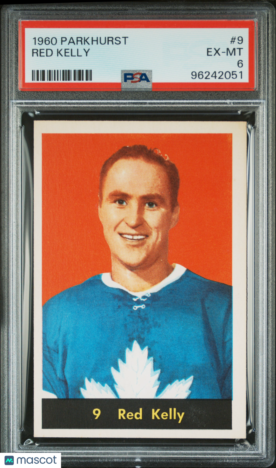 1960 Parkhurst Red Kelly #9 PSA 6