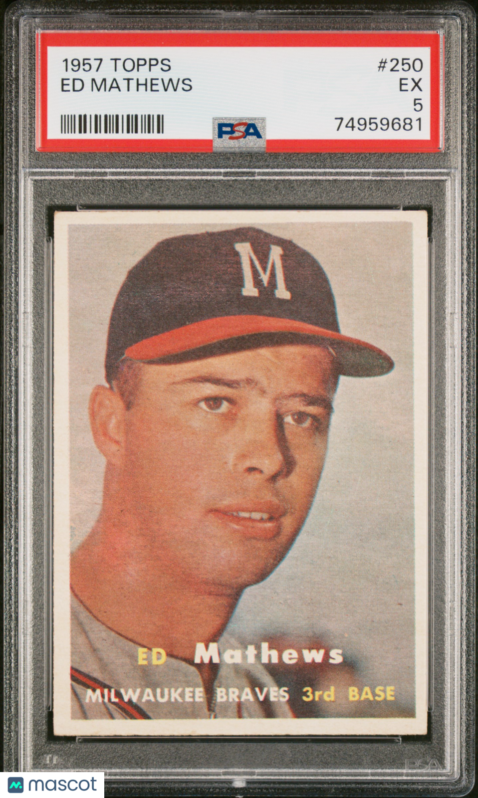 1957 Topps Ed Mathews #250 PSA 5