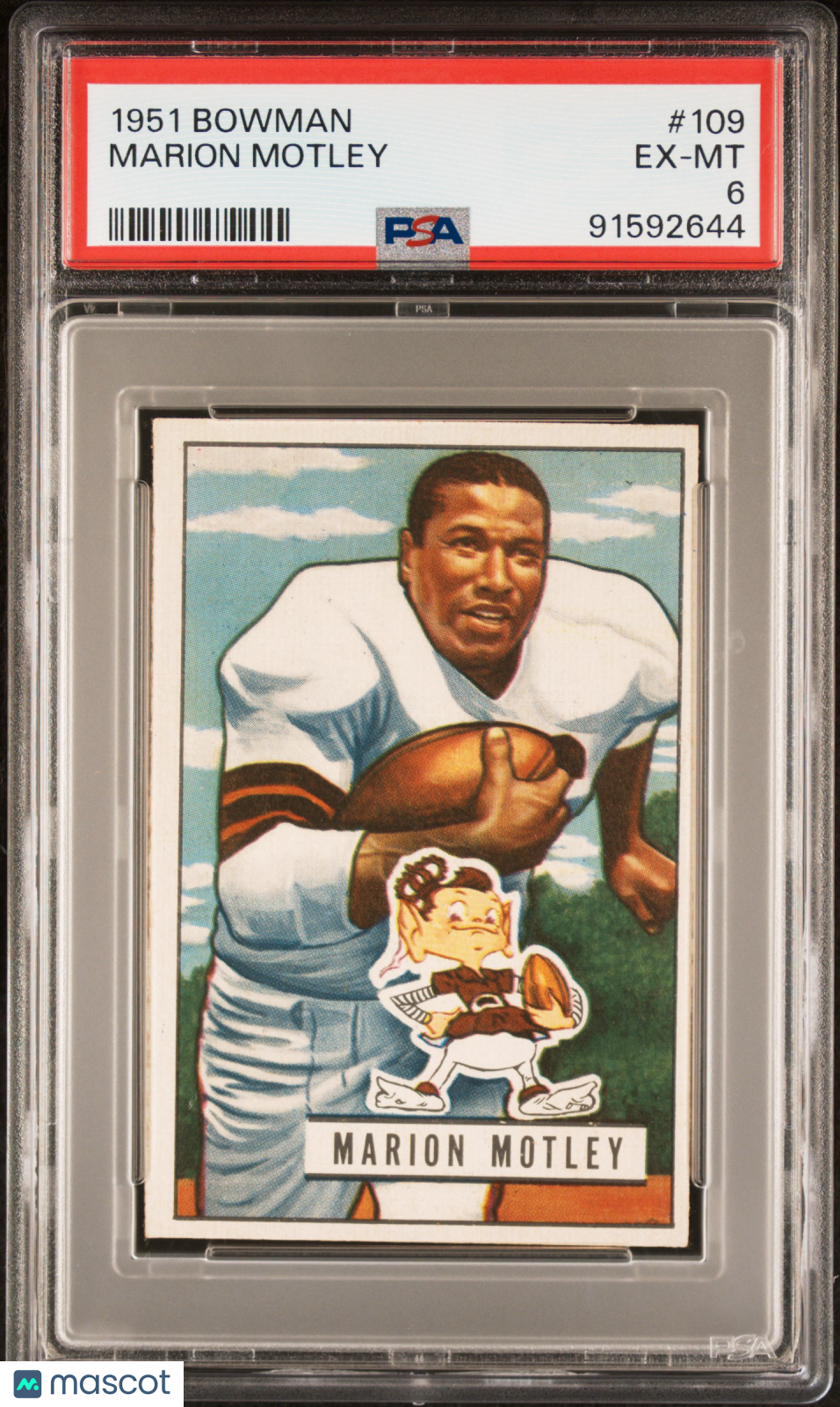 1951 Bowman Marion Motley #109 PSA 6