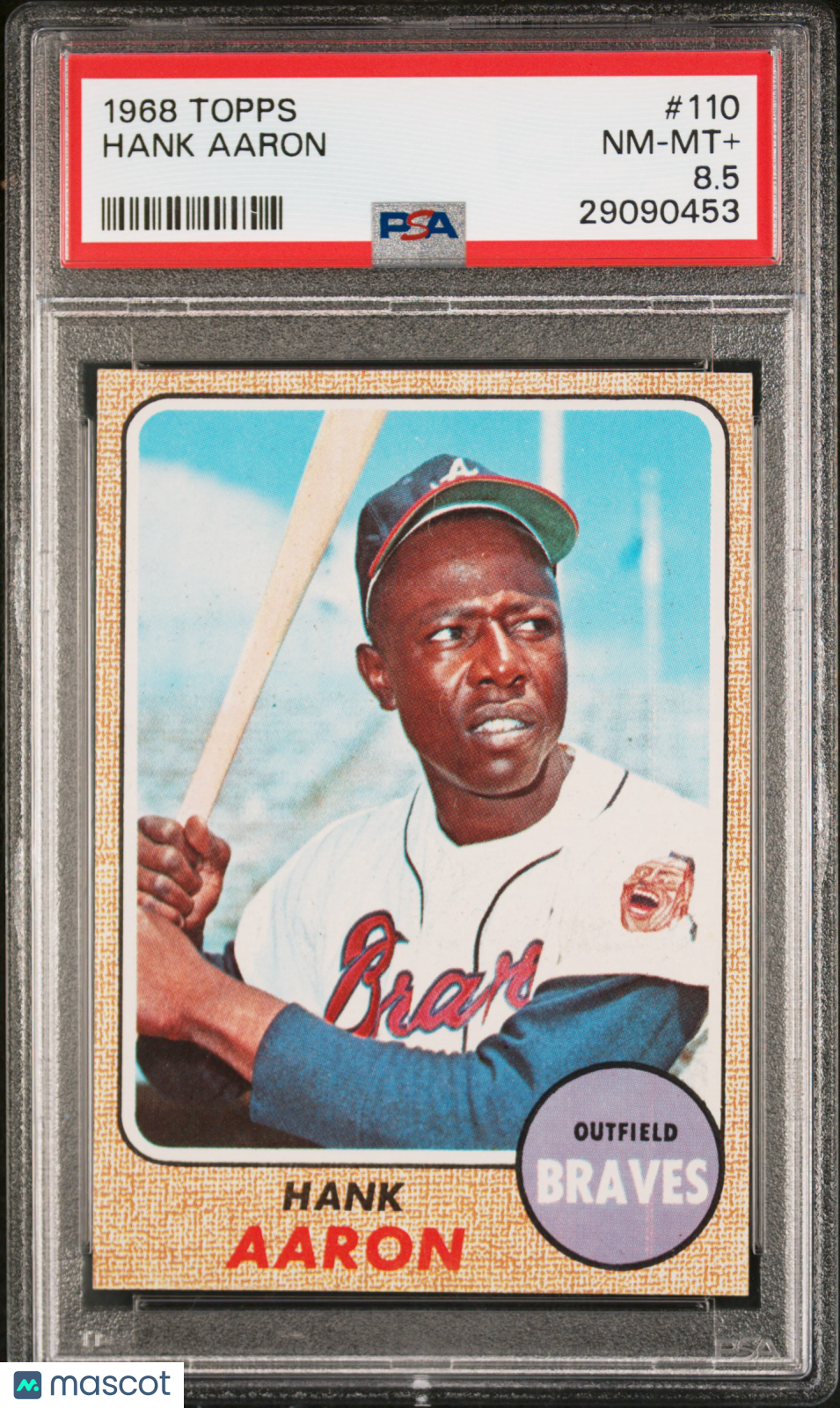 1968 Topps Hank Aaron #110 PSA 8.5
