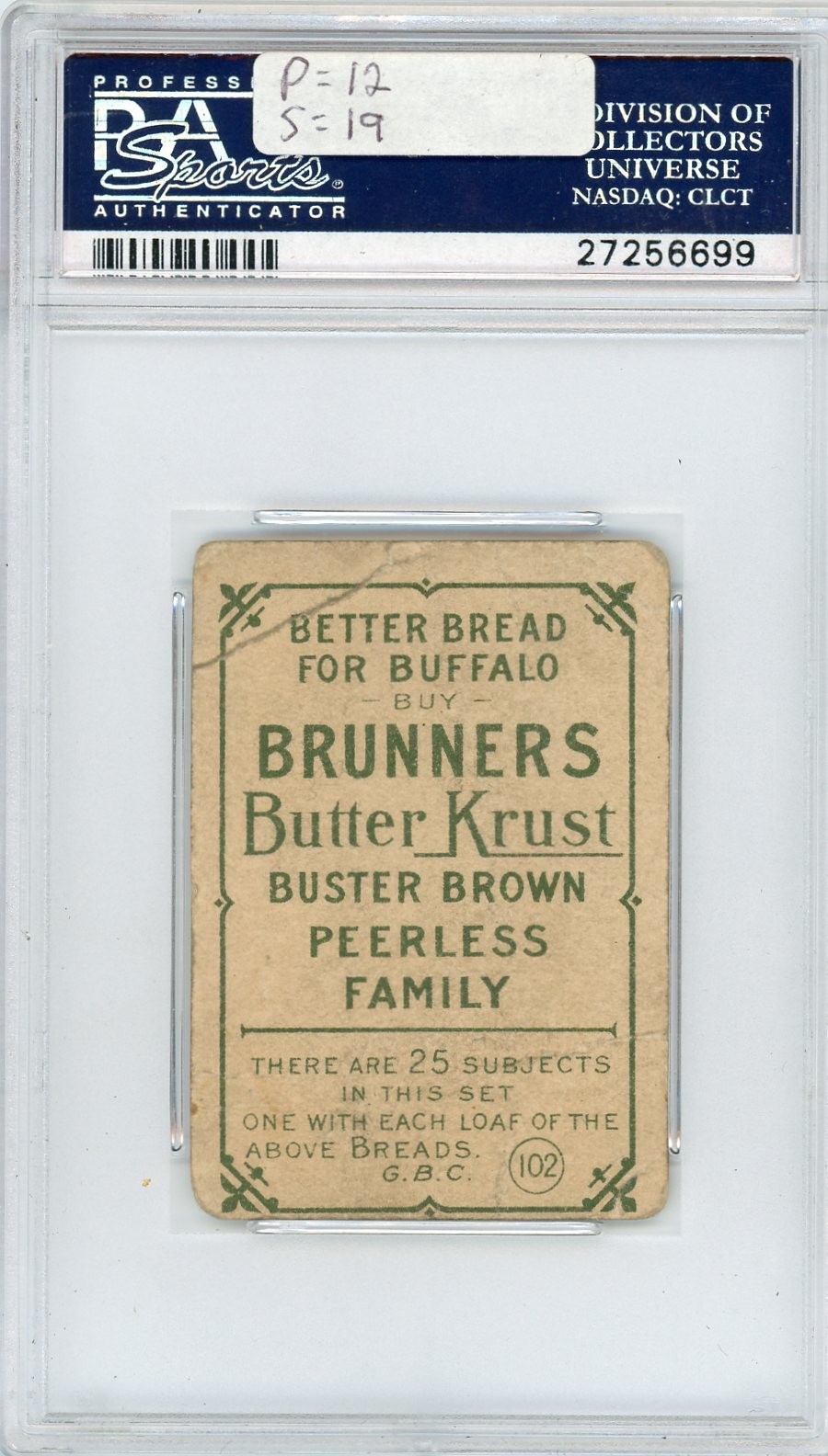 1911 D304 General Baking Co. Charles Bender # Psa 1