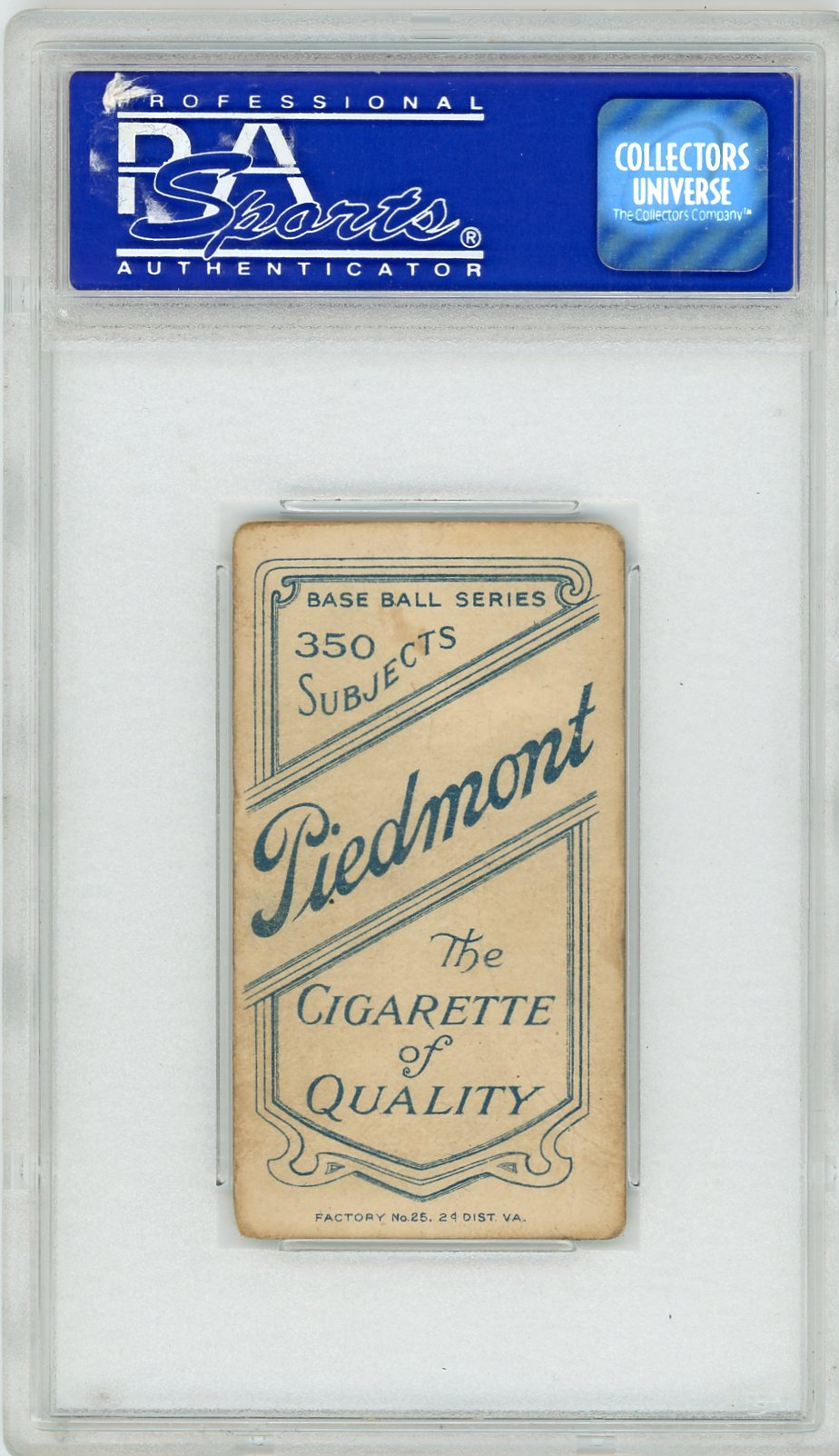 1909-11 CHRISTY MATHEWSON T206 SOVEREIGN PORTRAIT PSA 2