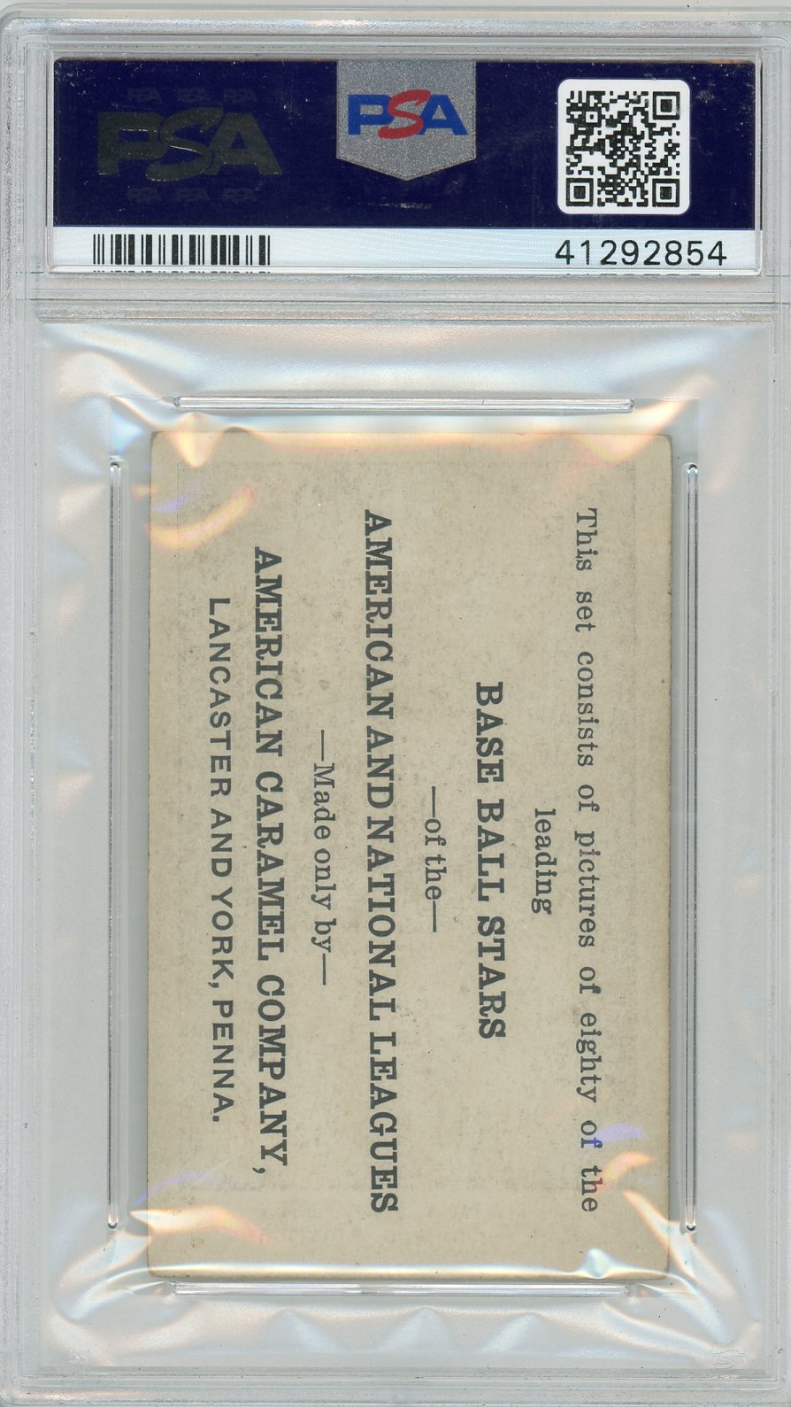 1921 HARRY HOOPER E121 AMERICAN CARAMEL SERIES OF 80 PSA 5