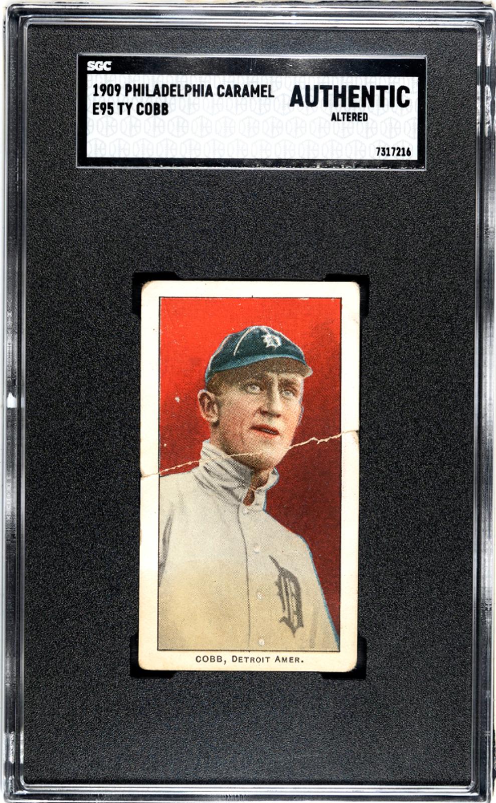 1909 Philadelphia Caramel Ty Cobb # Sgc A