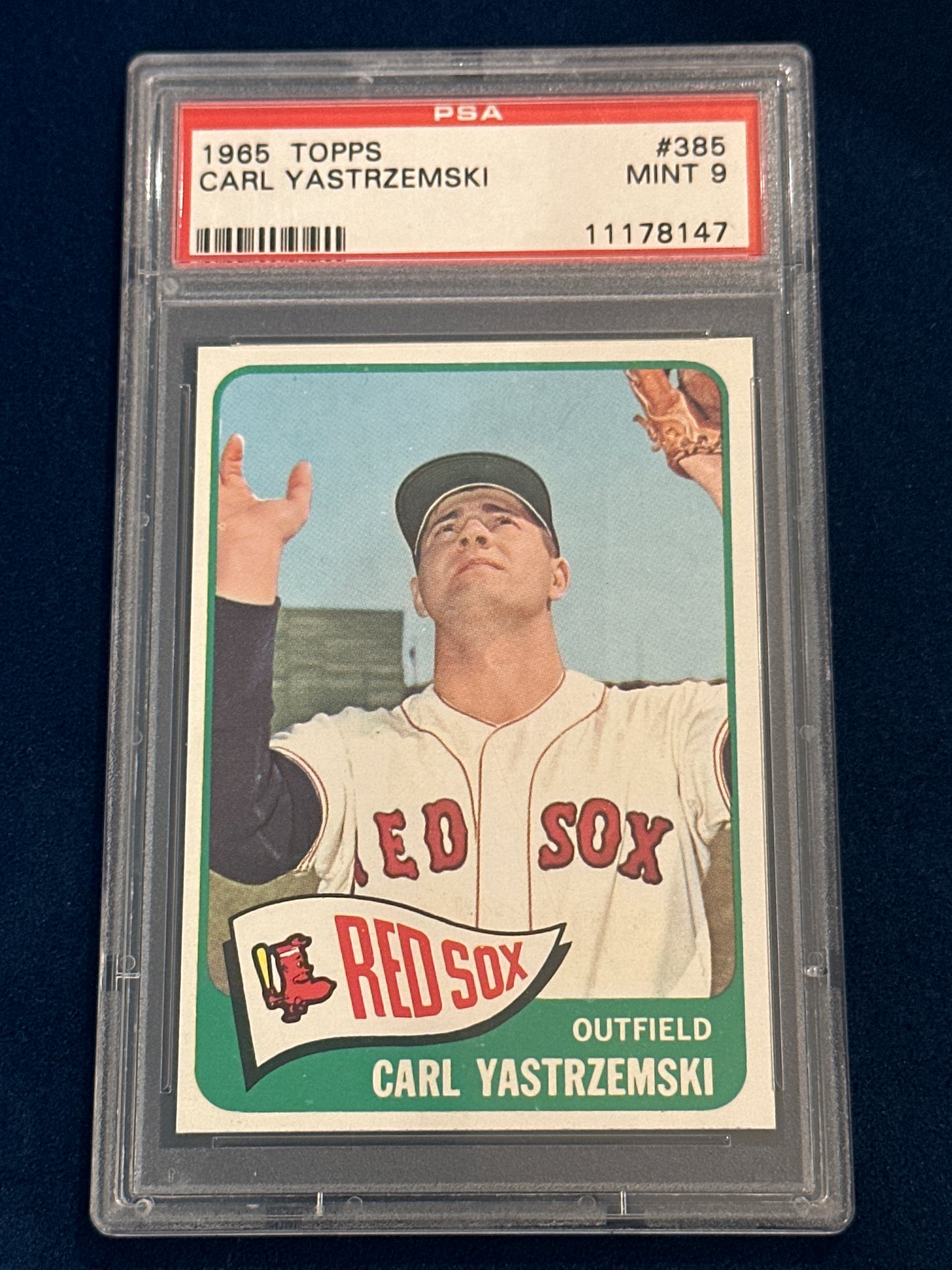 1965 Topps Carl Yastrzemski #385 Psa 9