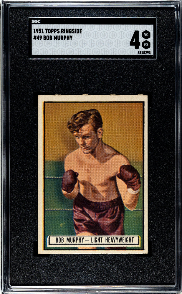 1951 Topps Ringside Bob Murphy #49 Sgc 4